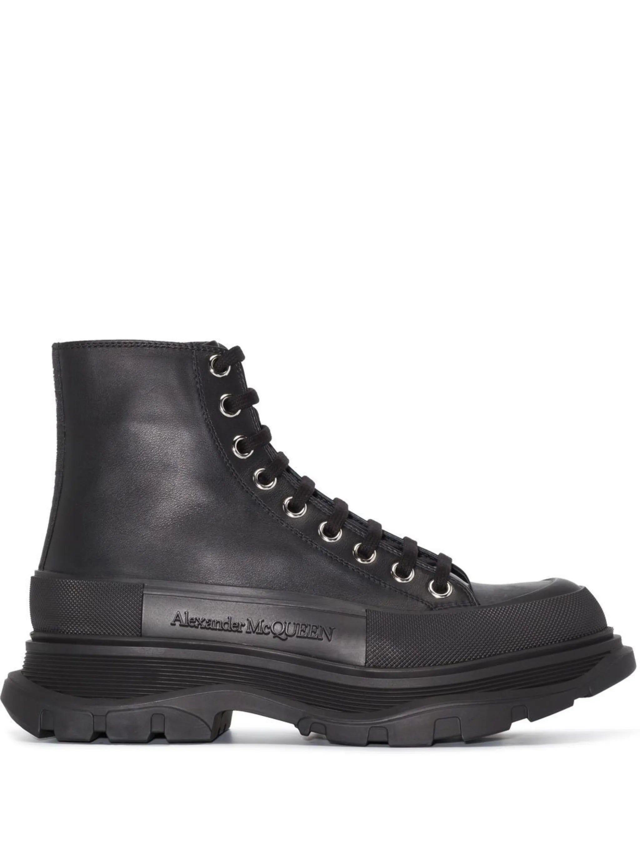 chunky-sole ankle boots
