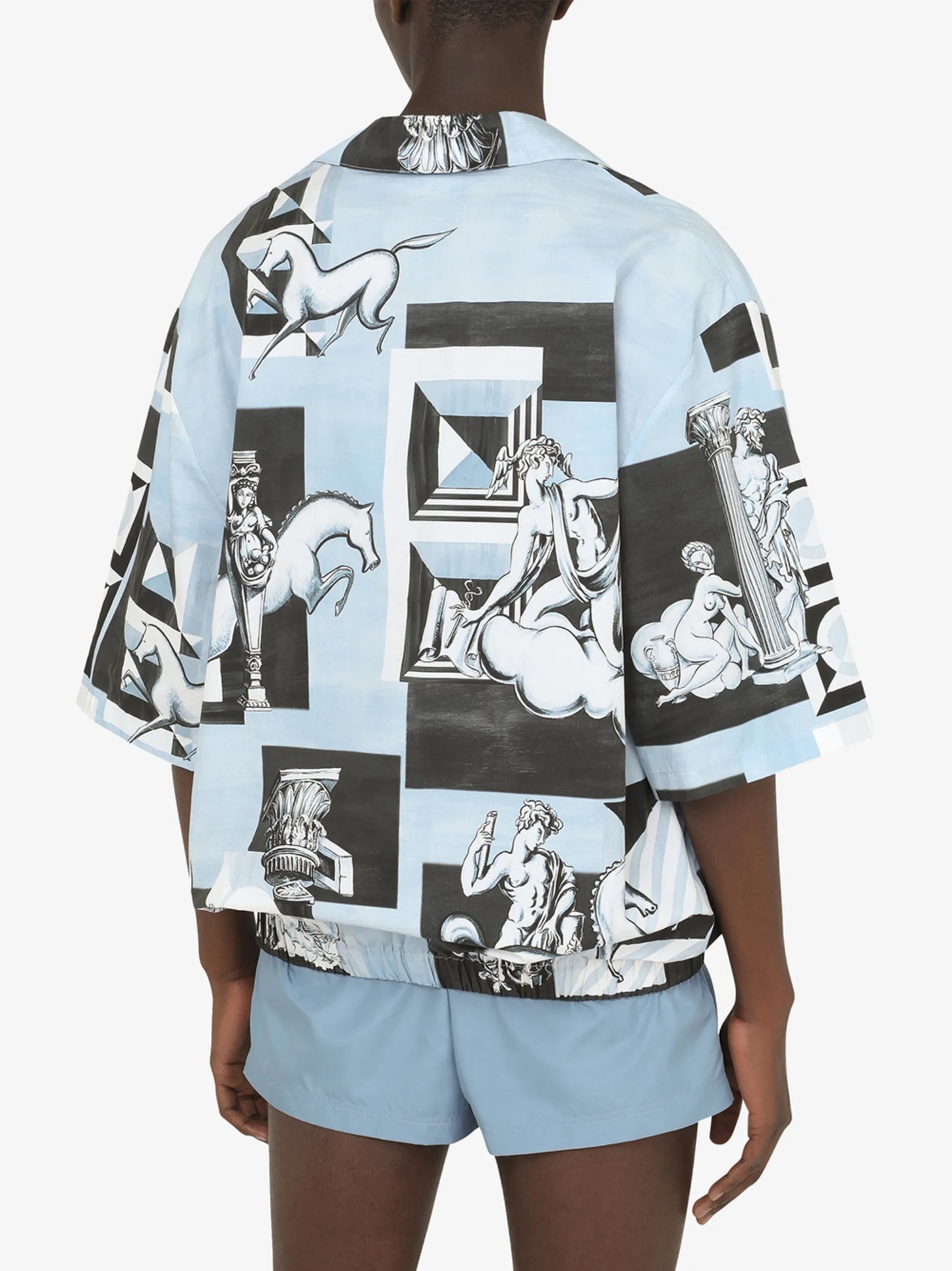 geometric-print top