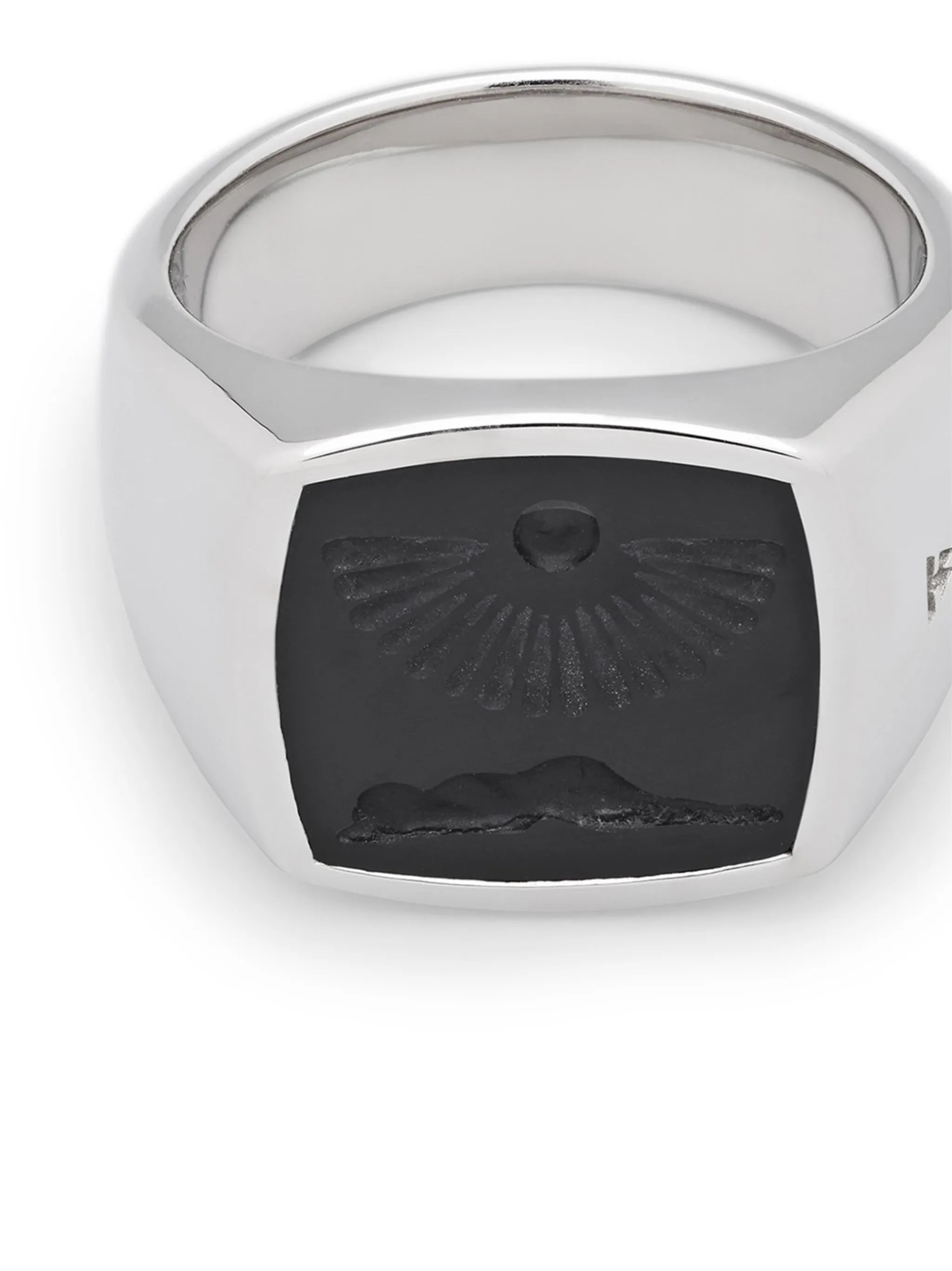 Clytia onyx-embellished ring