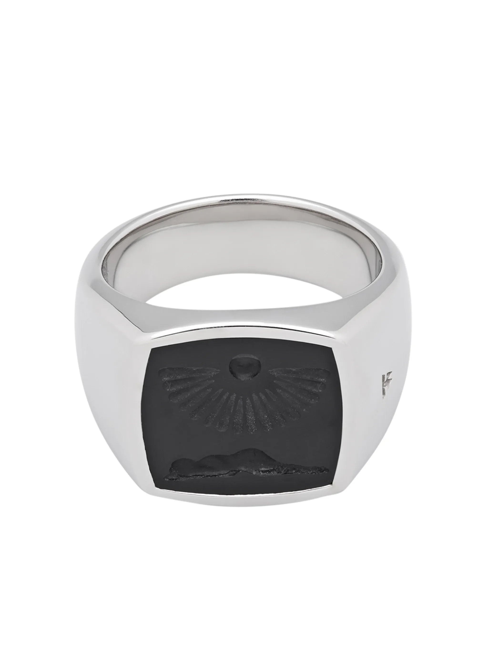 Clytia onyx-embellished ring