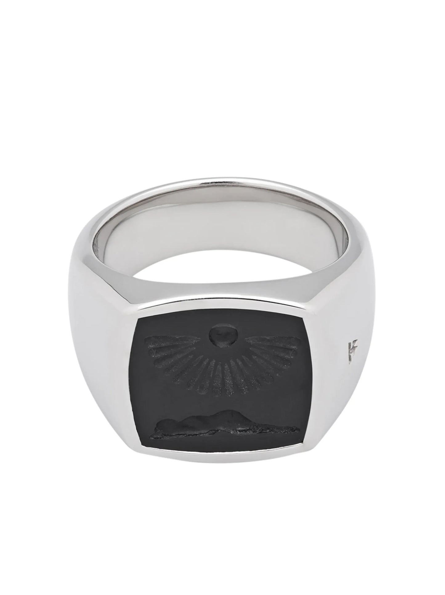 Clytia onyx-embellished ring