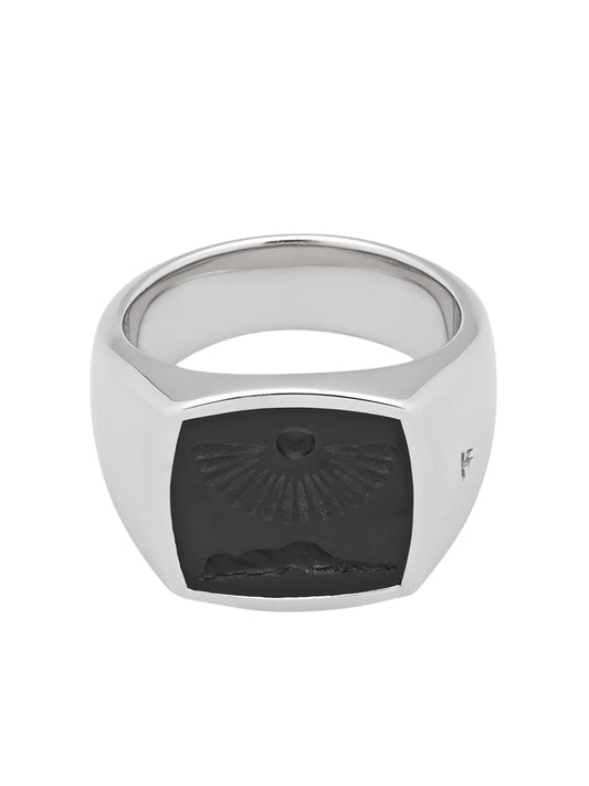 Clytia onyx-embellished ring