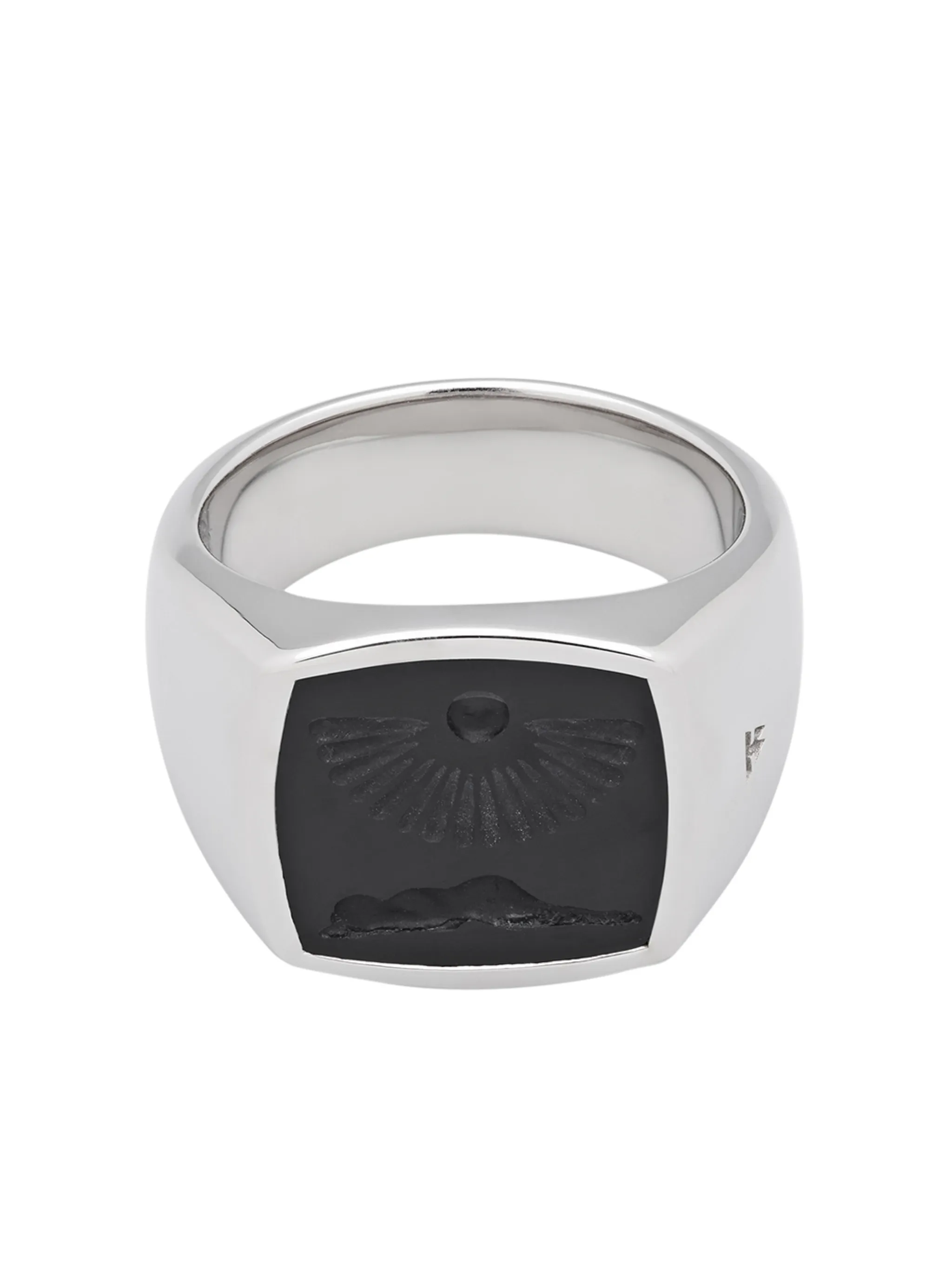 Clytia onyx-embellished ring