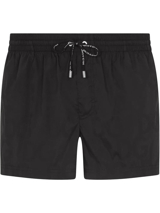 drawstring swim shorts