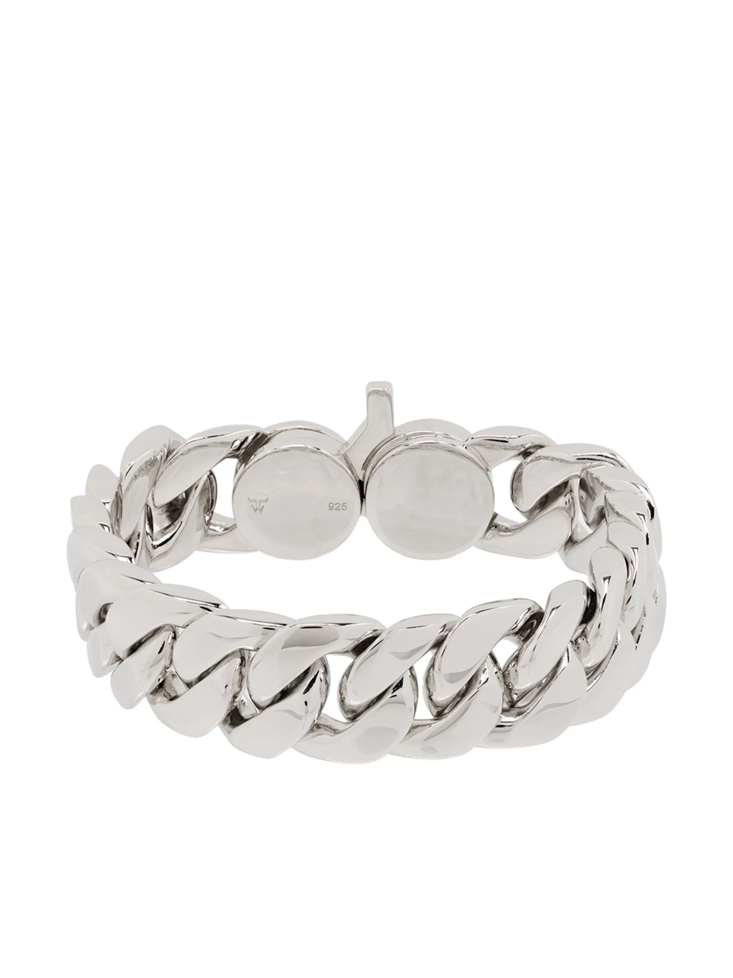 Slim chunky curb link bracelet