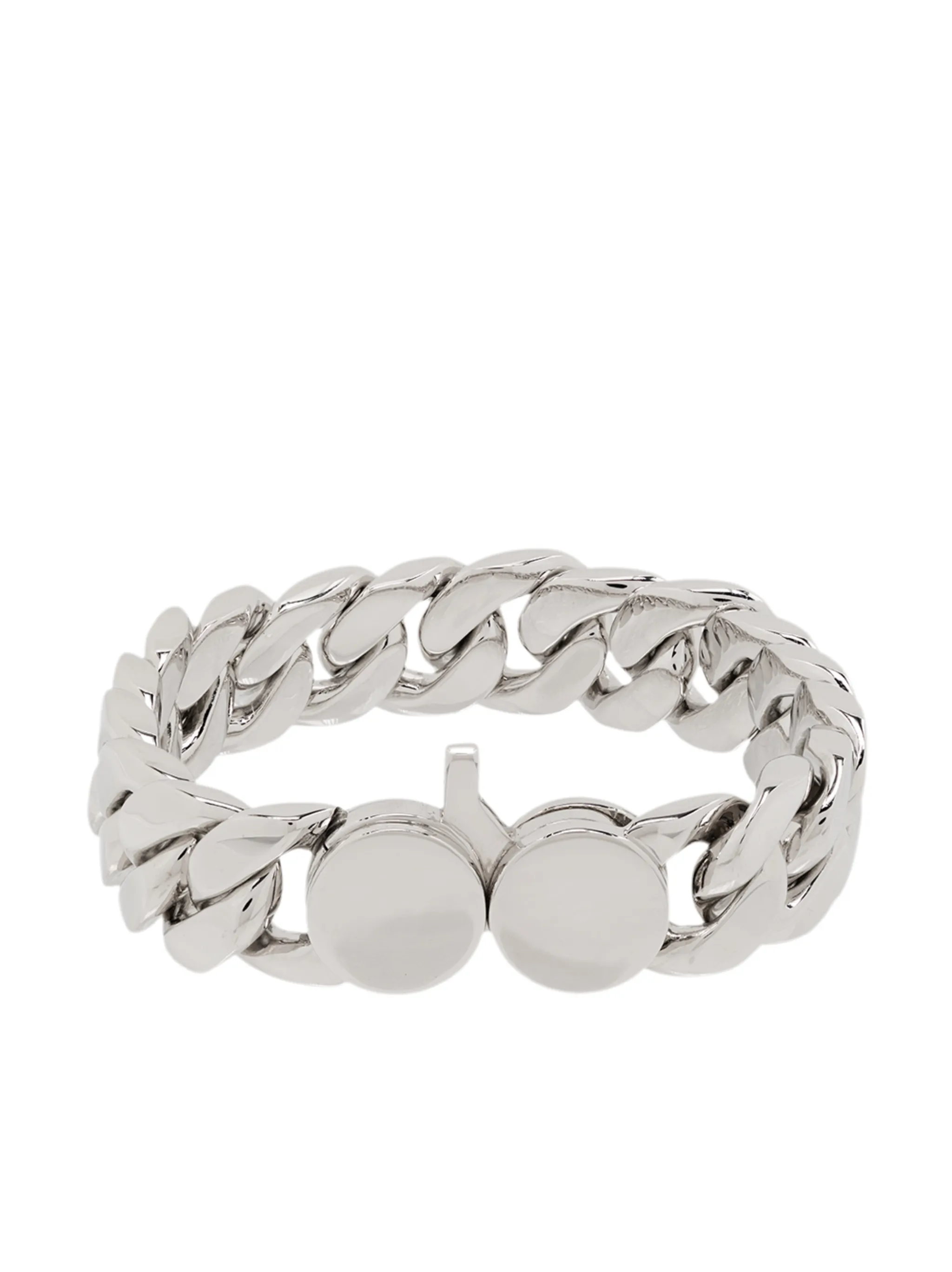 Slim chunky curb link bracelet