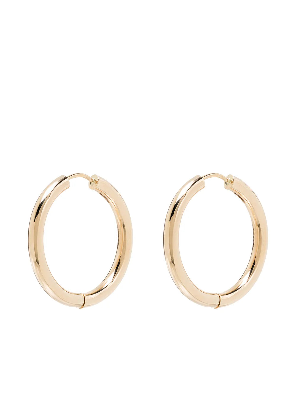 14kt yellow gold hoop earrings