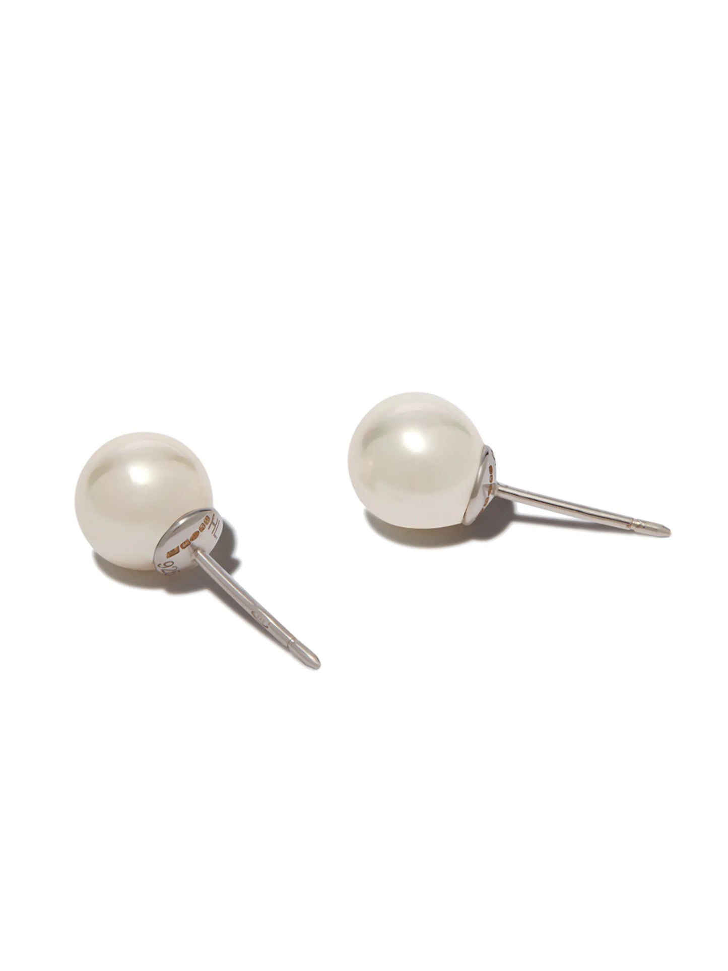Pearl stud earrings