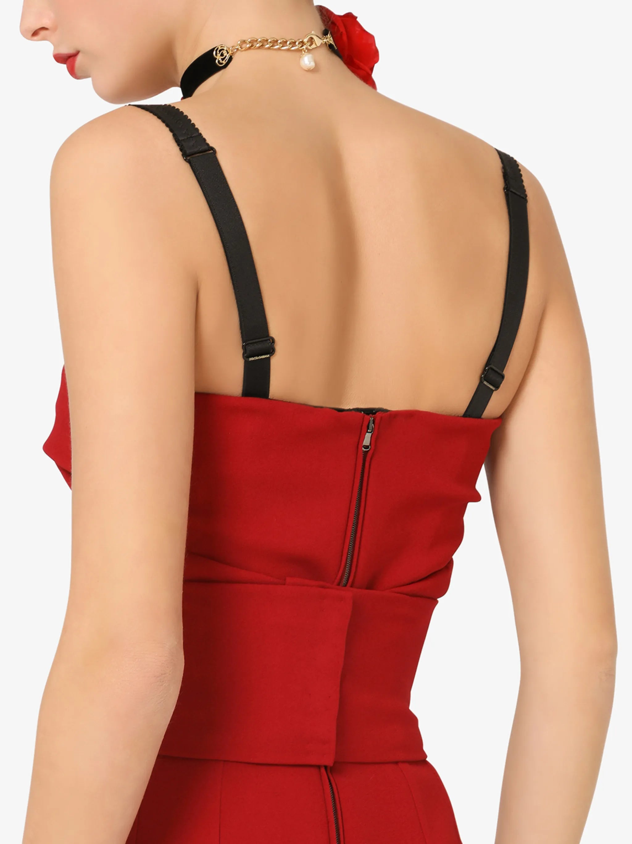 Cady slit midi dress