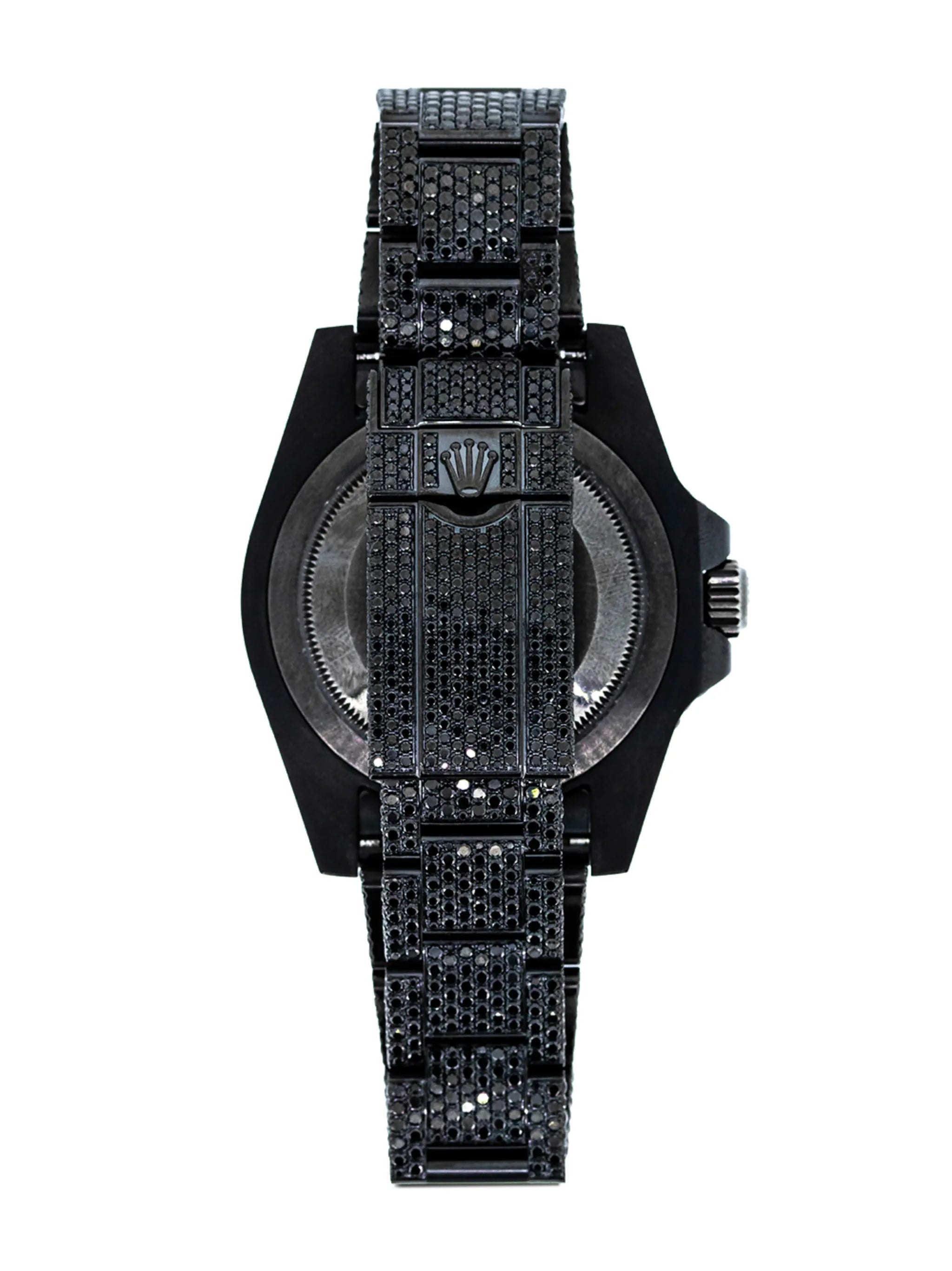 customised Rolex GMT-Master II 50th Anniversary Batman 40mm