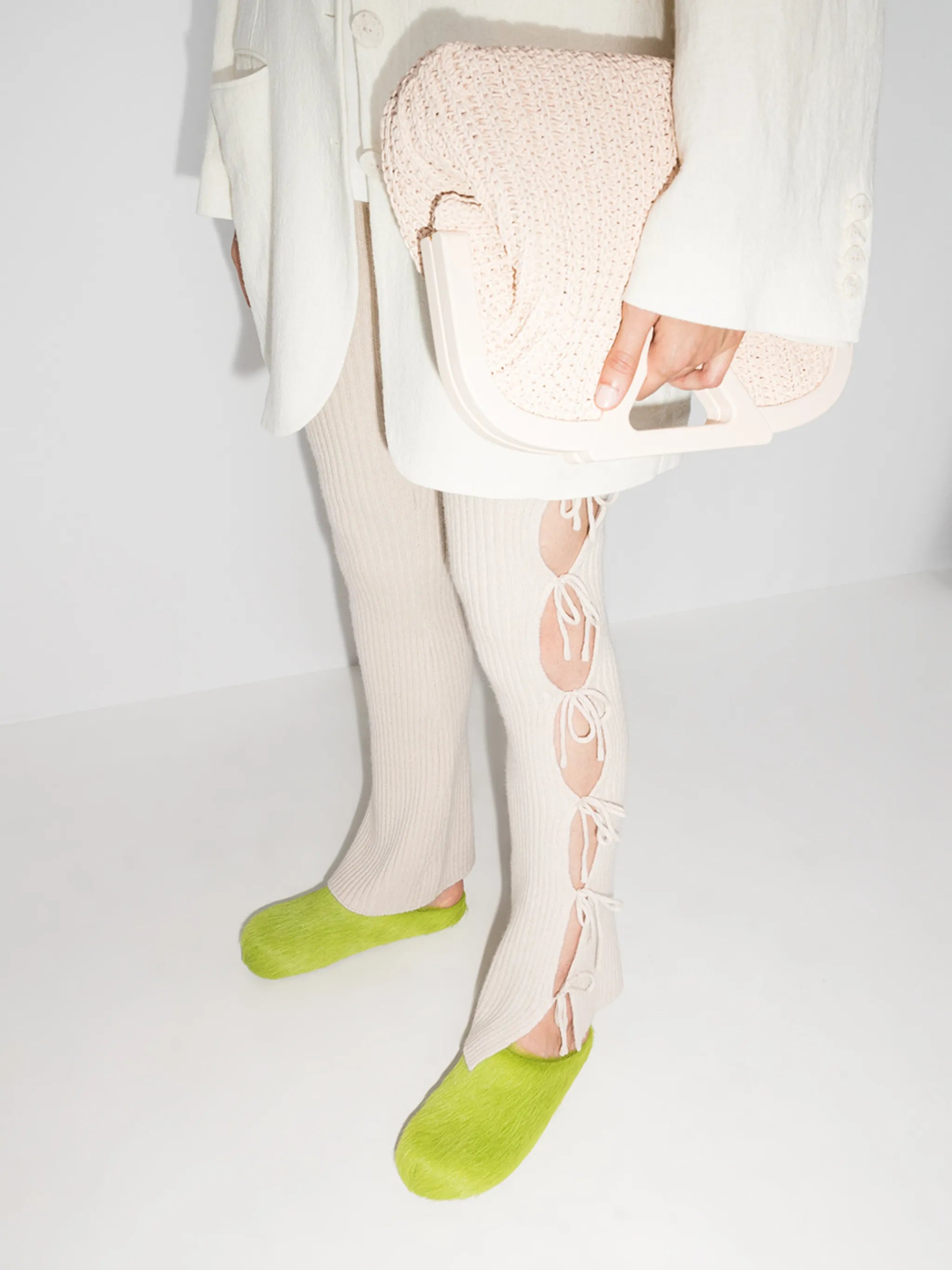 Fussbett  round-toe calf-hair mules