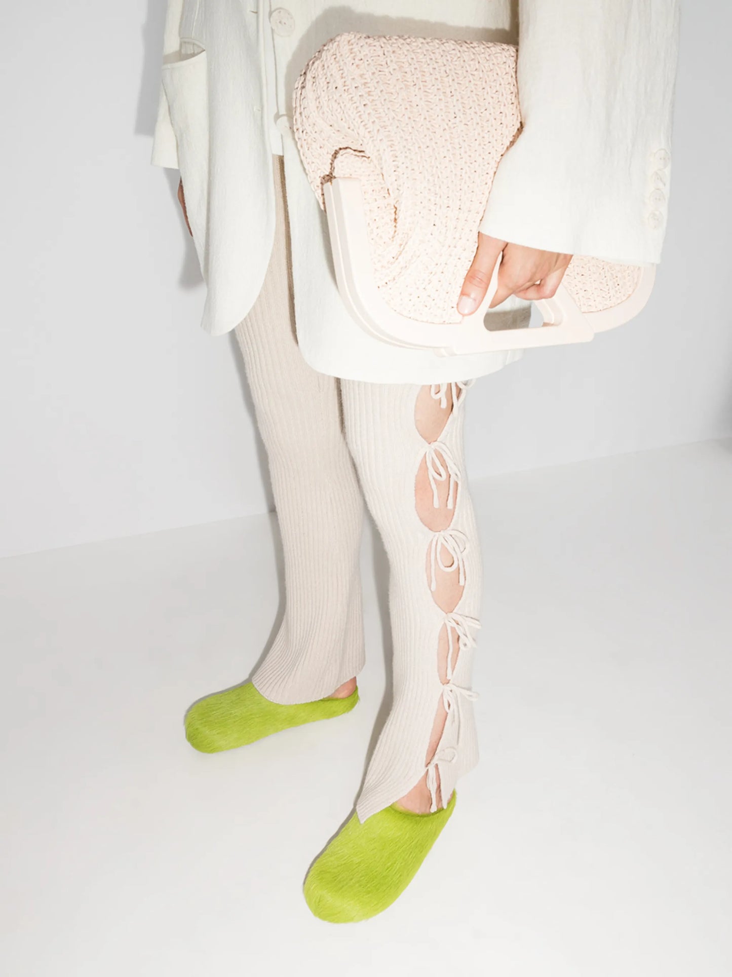 Fussbett  round-toe calf-hair mules