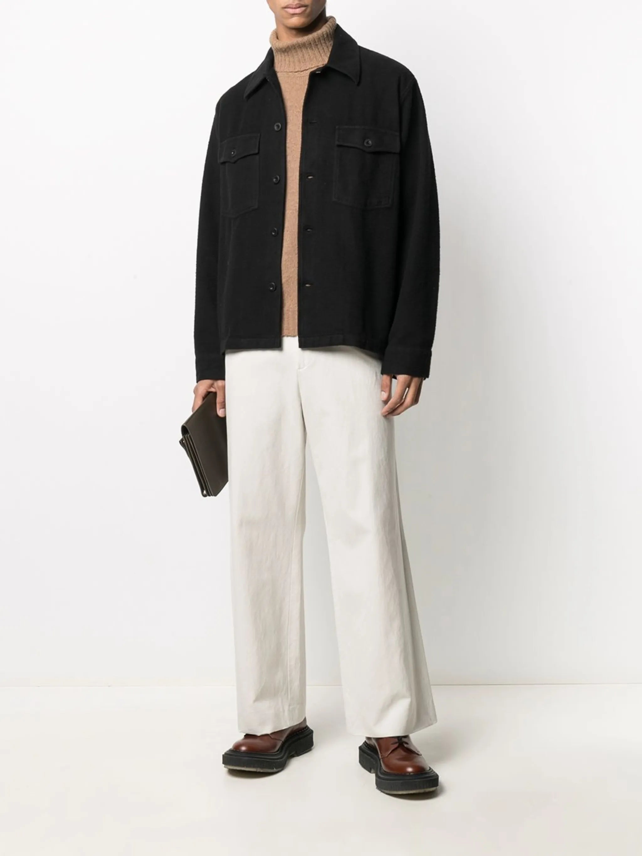 button-up shirt jacket