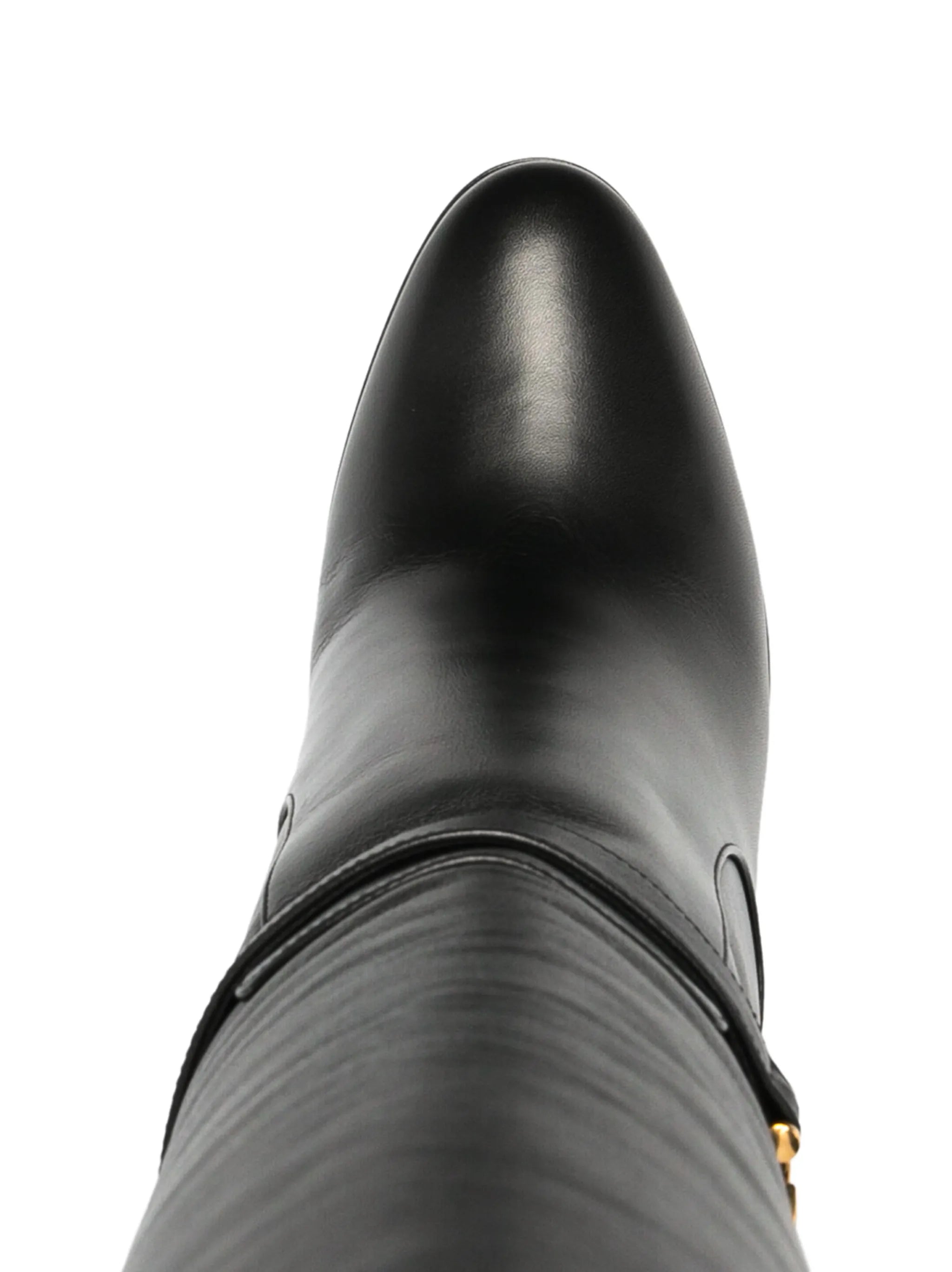 DG buckle knee-high boots