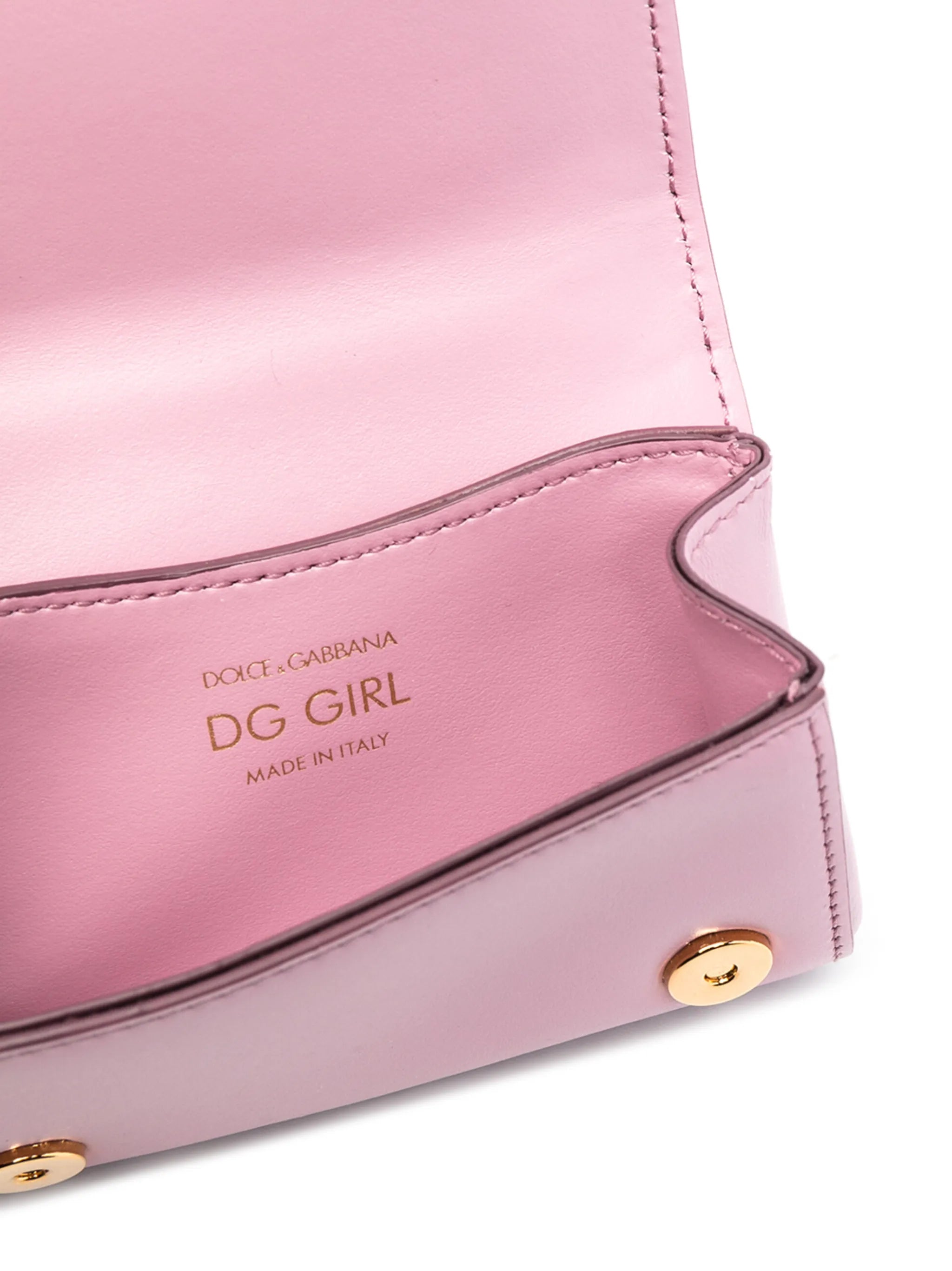 micro DG Girls floral lamé brocade bag