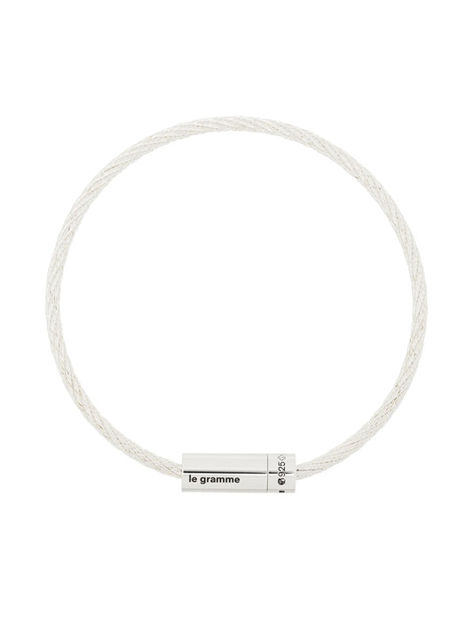 Le 9g polished cable bracelet