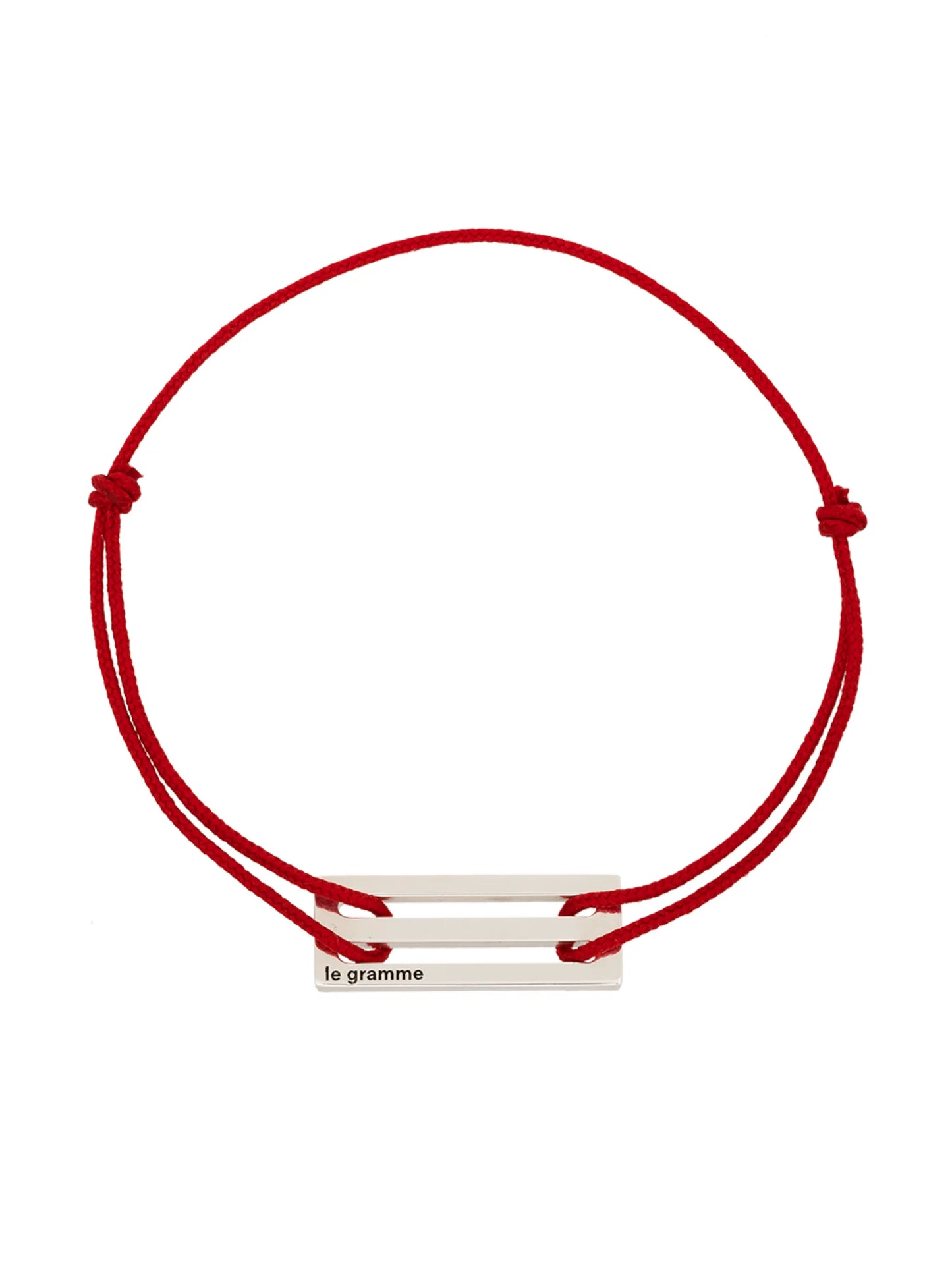 sterling silver Le 2.5g cord bracelet