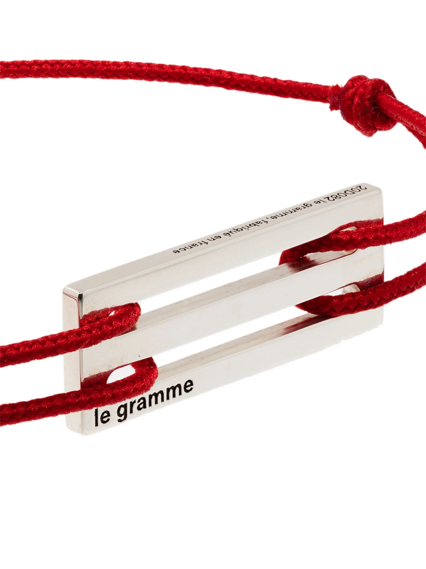 sterling silver Le 2.5g cord bracelet