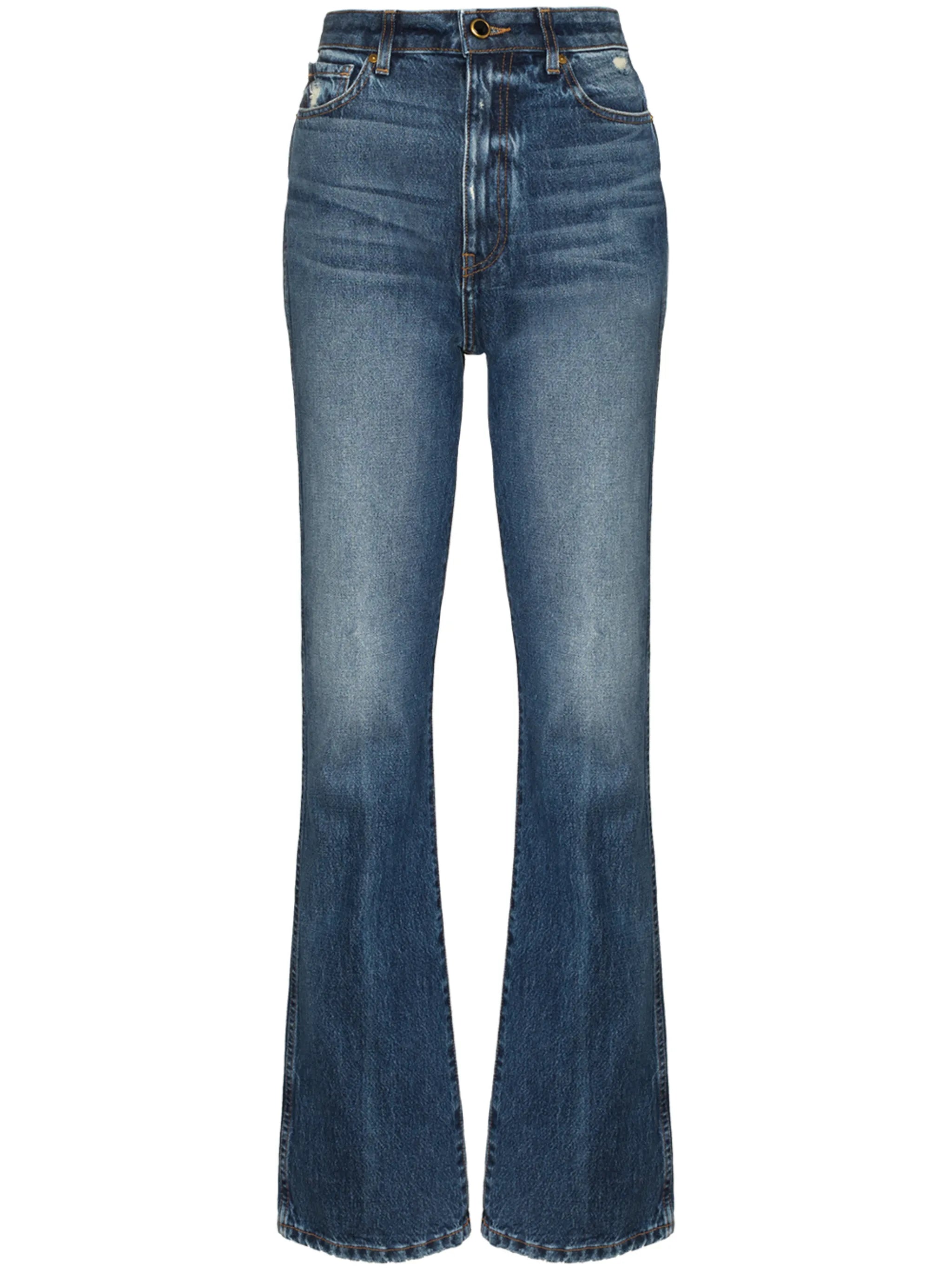 Danielle high-waisted distressed jeans