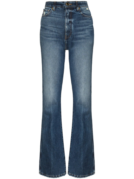 Danielle high-waisted distressed jeans