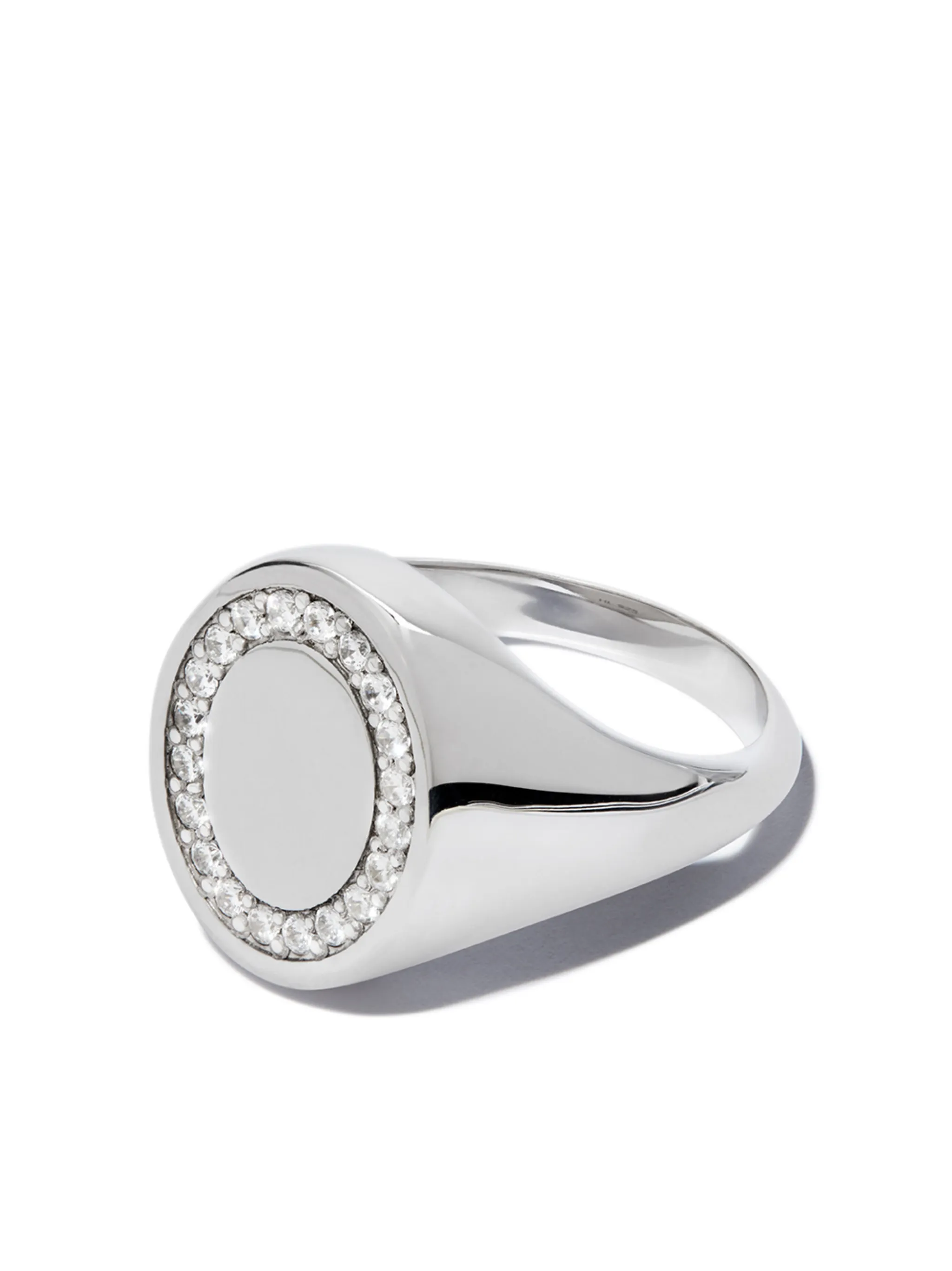 oval topaz signet ring