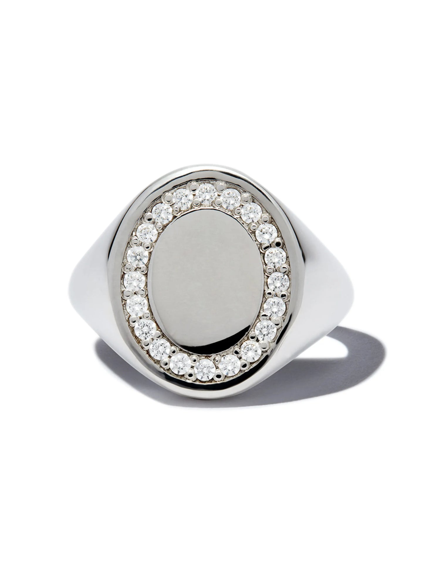 oval topaz signet ring