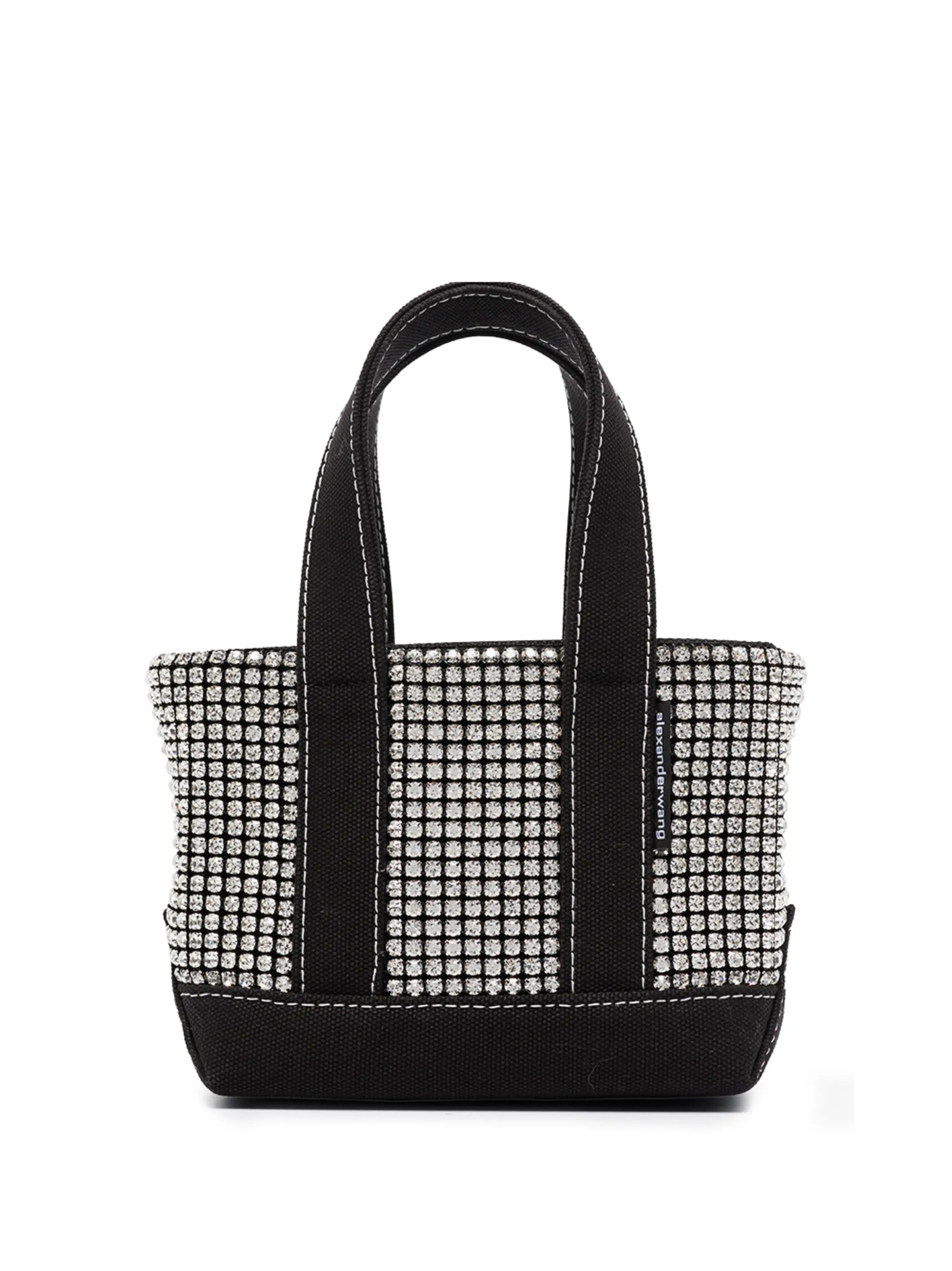 crystal-embellished tote bag