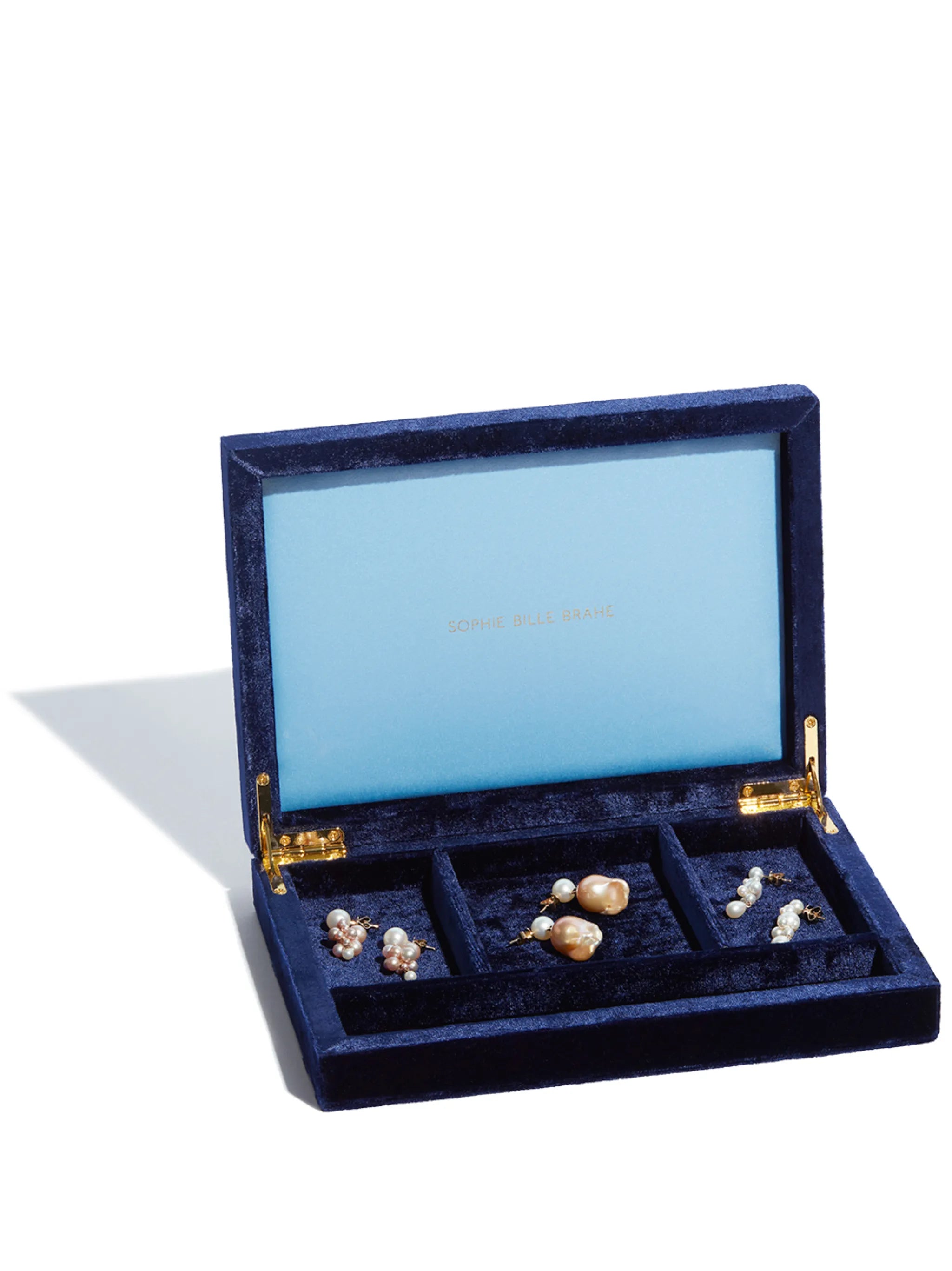 Trésor velvet jewellery box