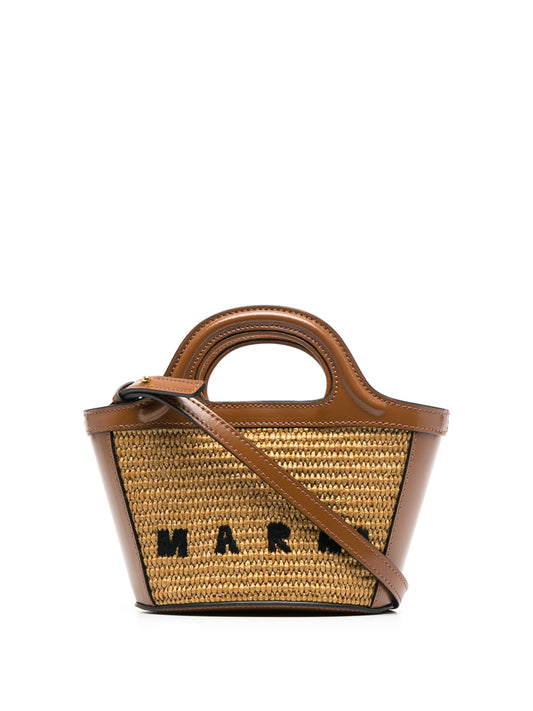 micro Tropicalia logo-embroidered bag