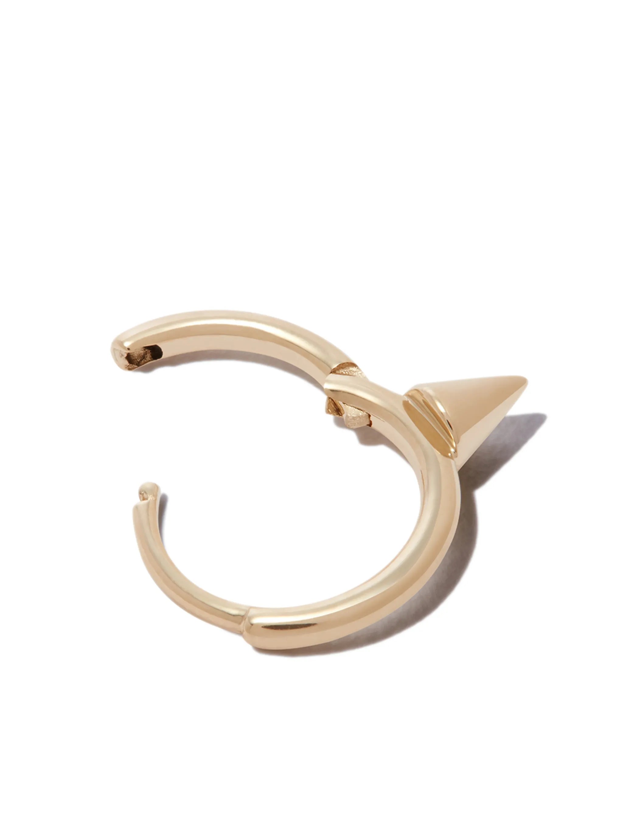 14kt yellow gold Short Spike earring