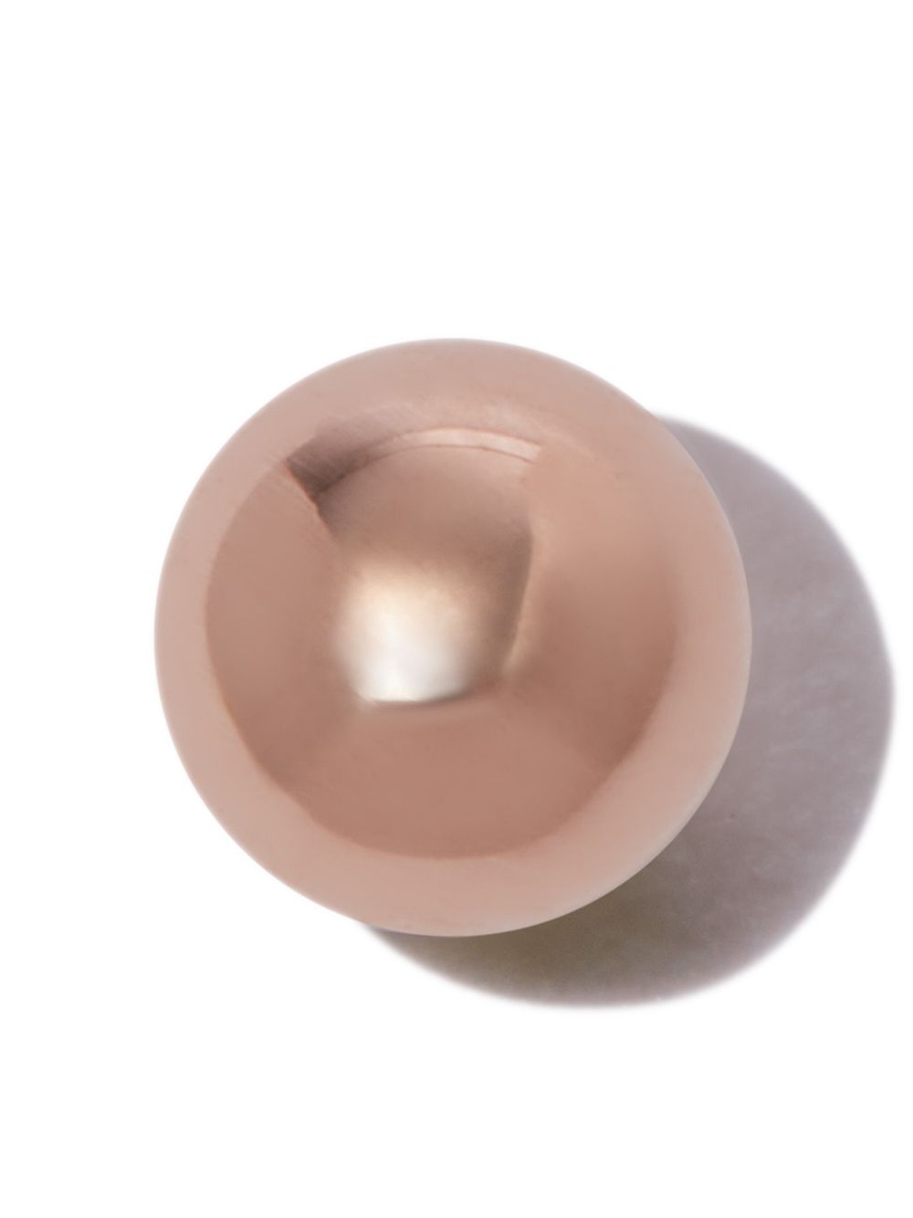 18kt rose gold Ball single stud earring