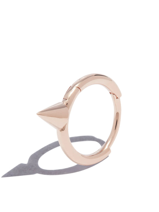 18kt rose gold Short Spike single earring