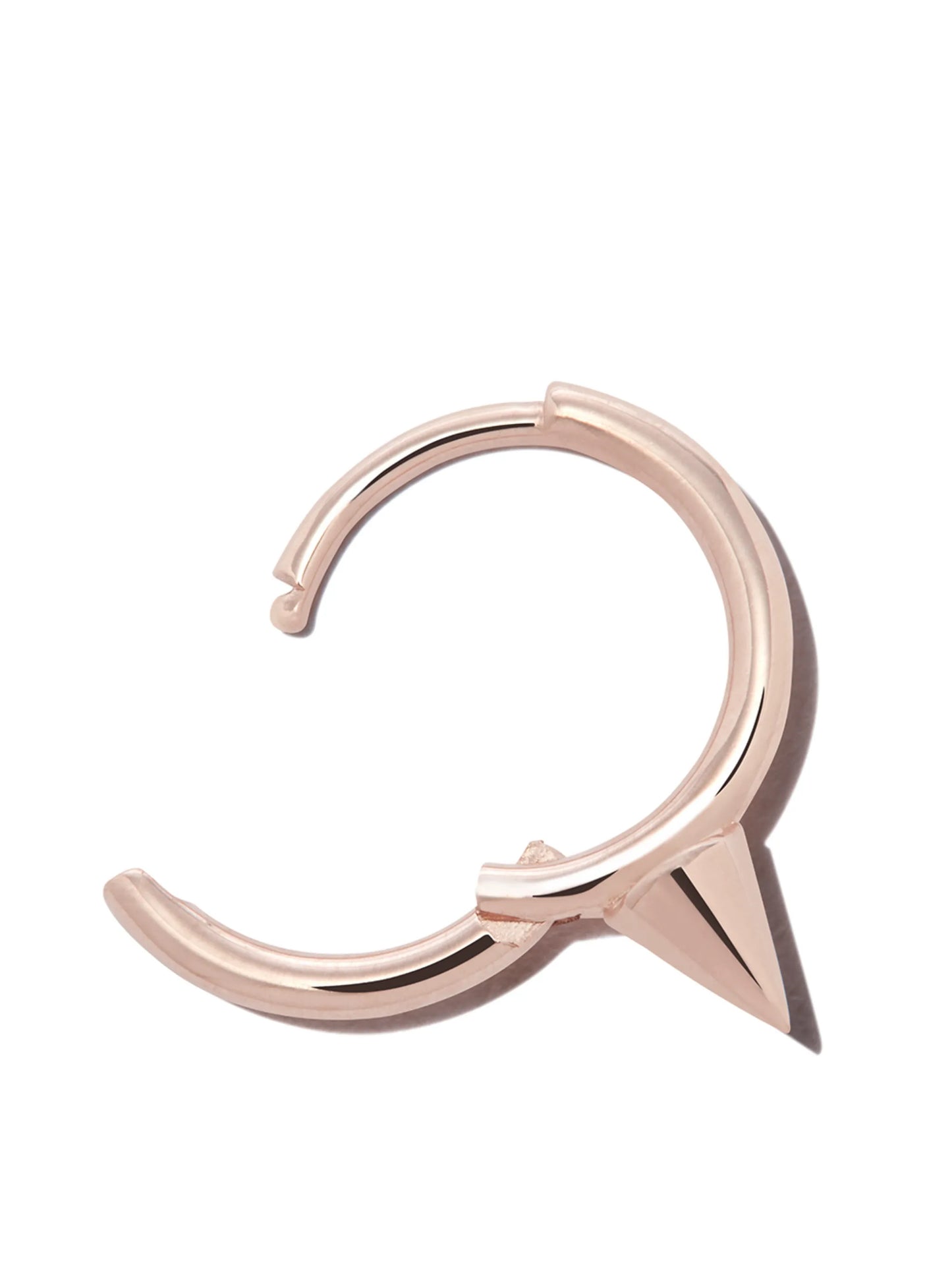 18kt rose gold Short Spike single earring