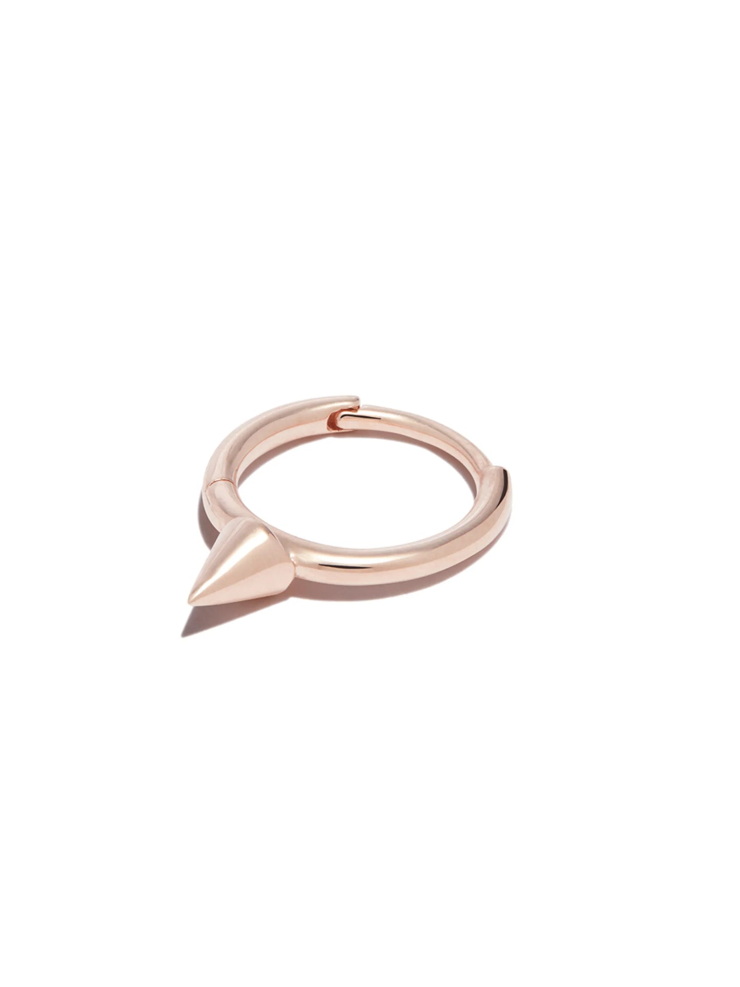 18kt rose gold Short Spike single earring