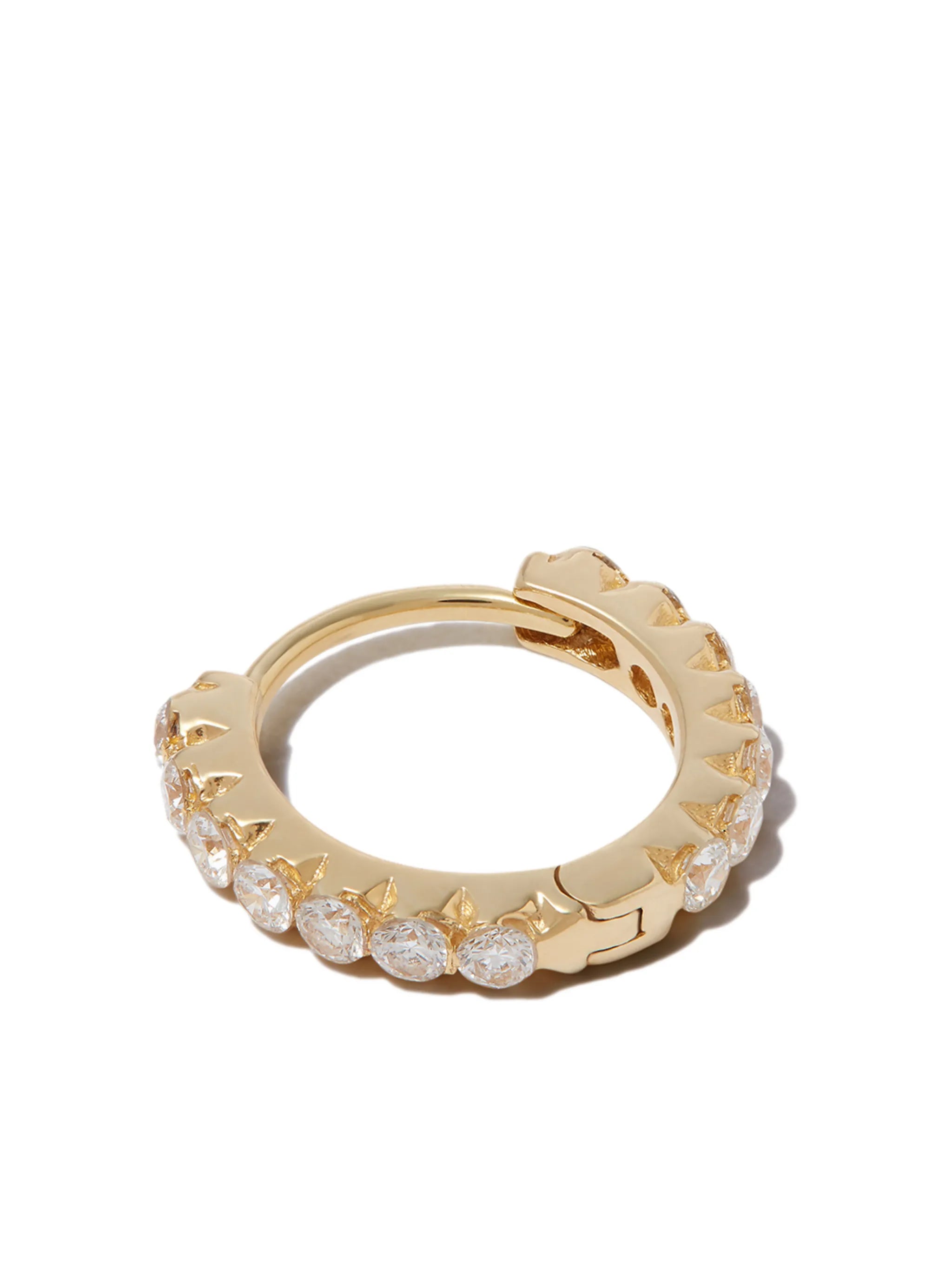 18kt yellow gold Invisible clicker earring
