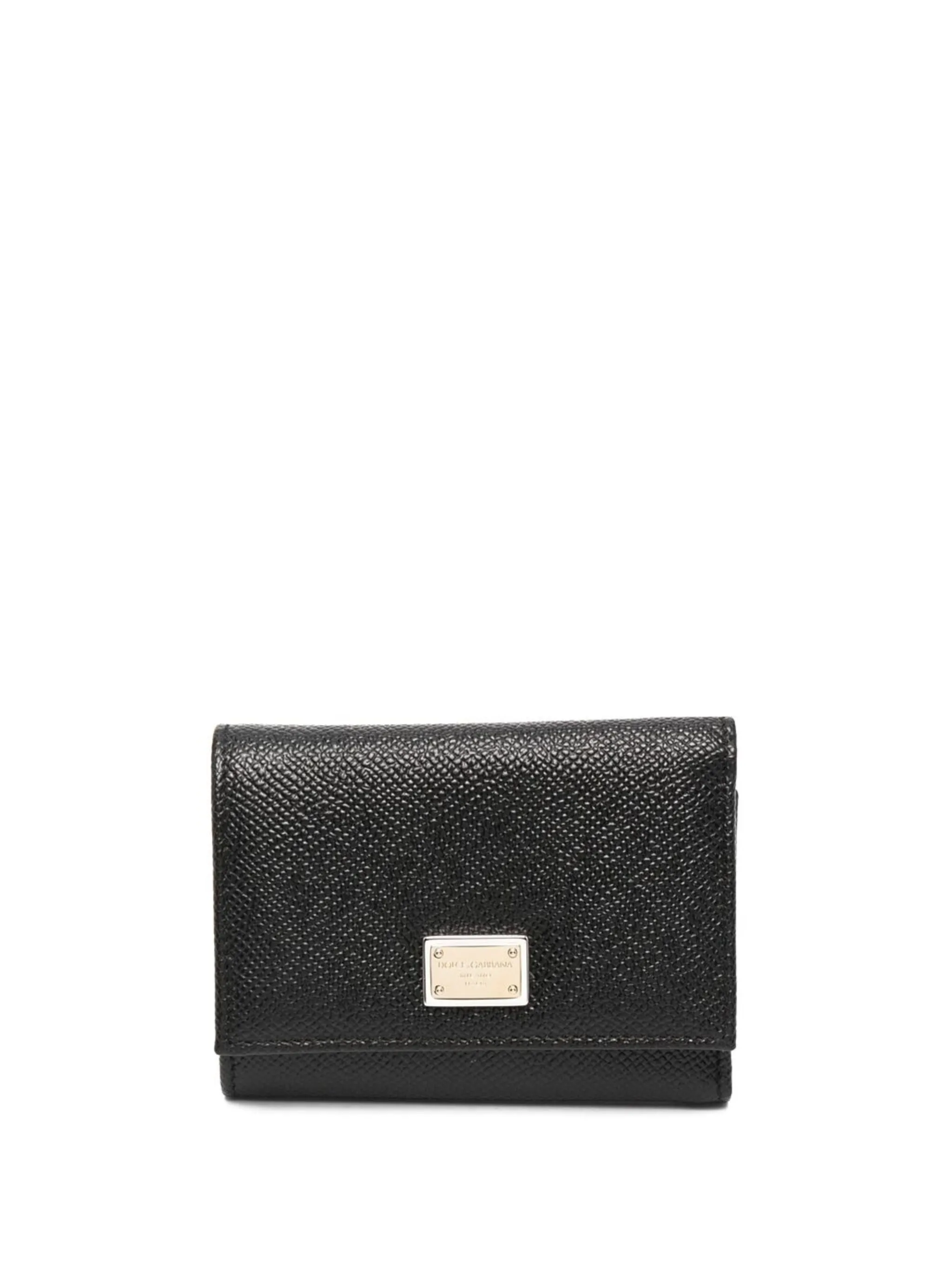 Dauphine calfskin french-flap wallet
