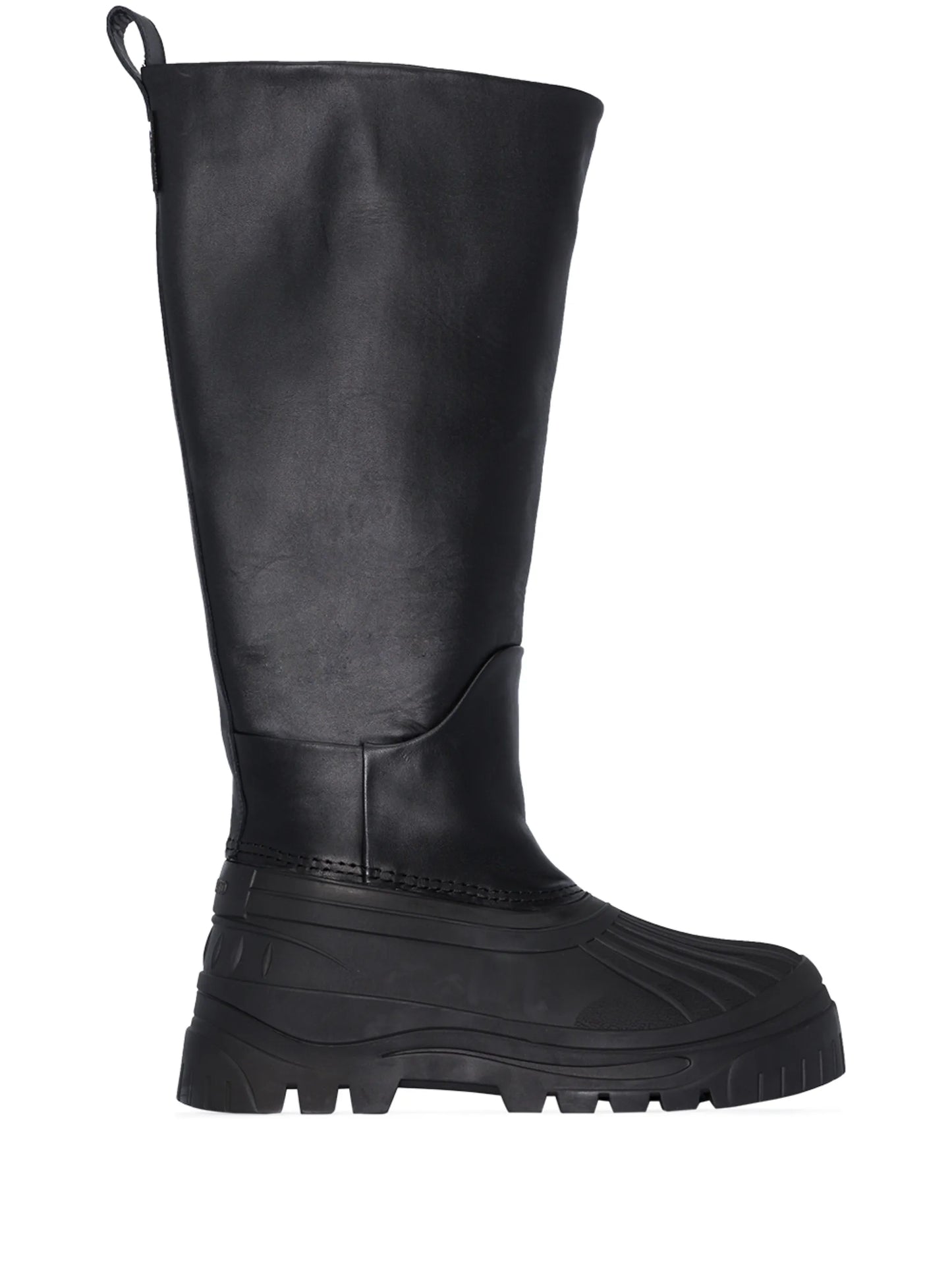 Cryo knee-high platform boots