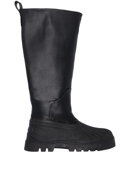 Cryo knee-high platform boots