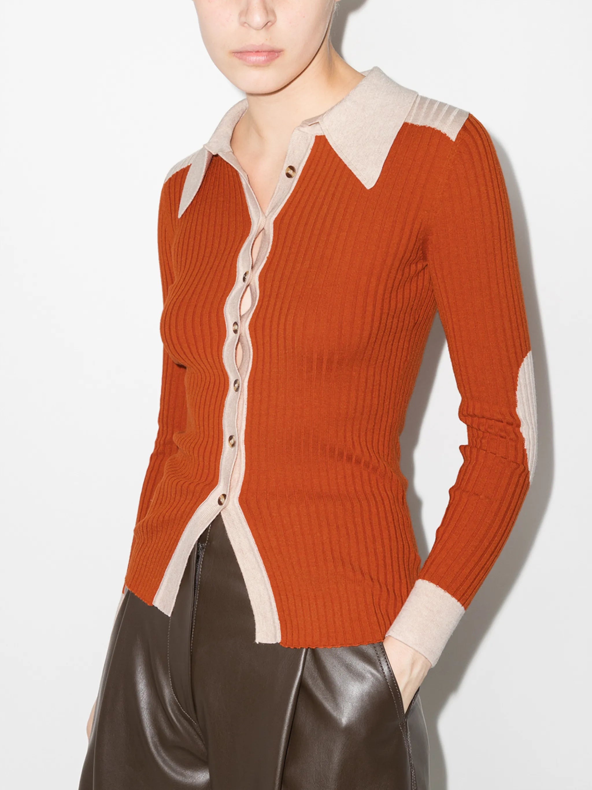 Seth contrast-trim cardigan