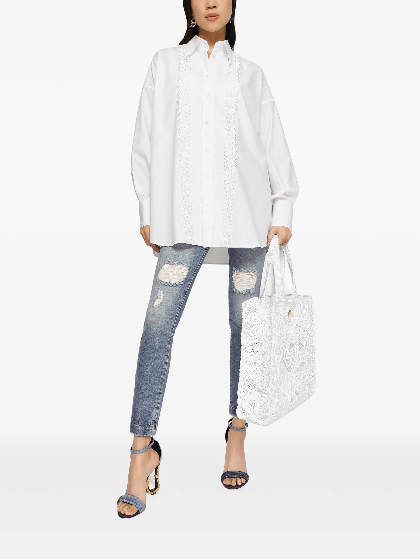 Audrey distressed skinny jeans