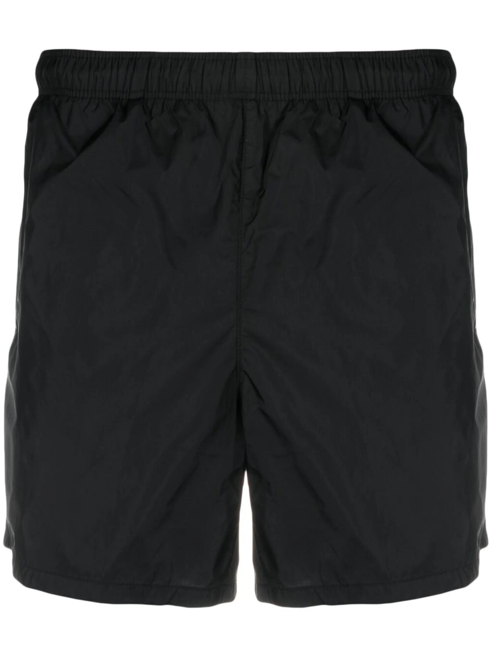 elasticated-waistband shorts