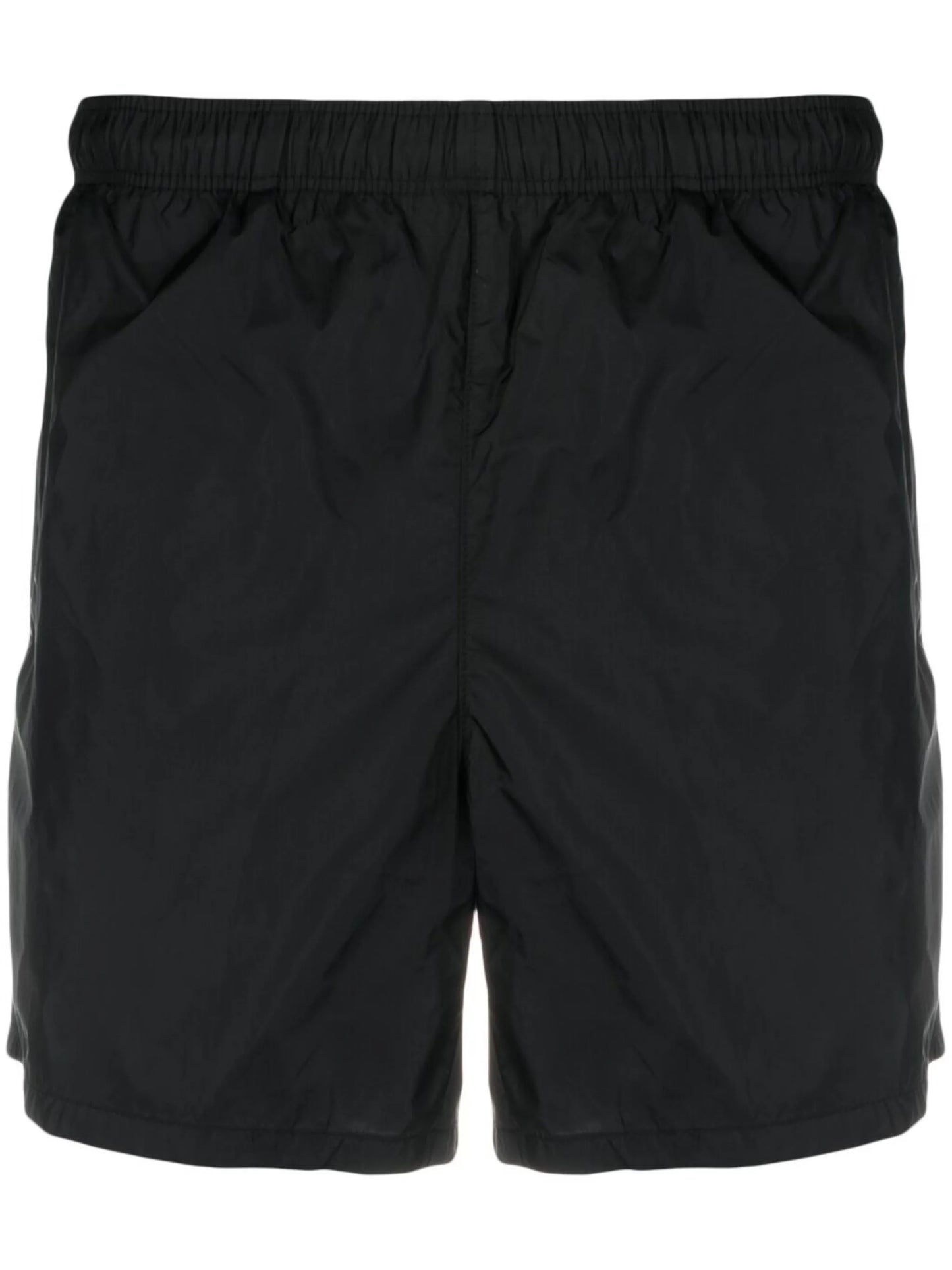 elasticated-waistband shorts