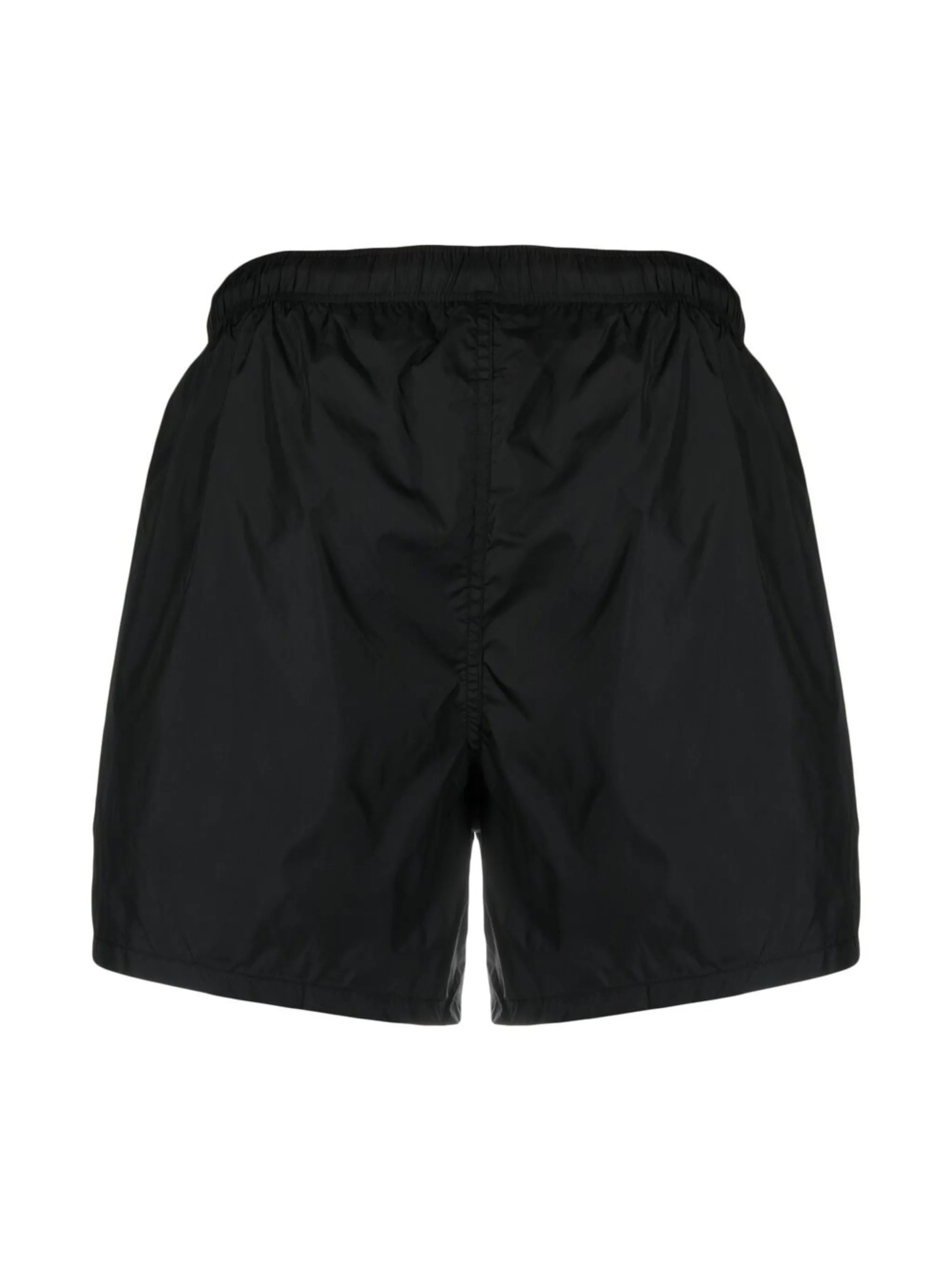 elasticated-waistband shorts