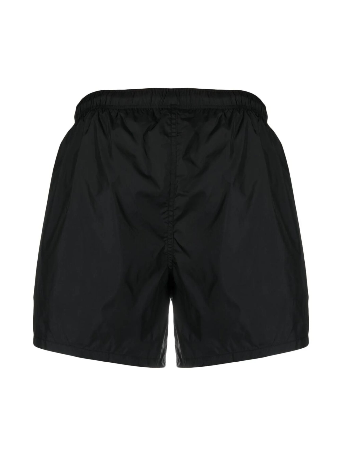 elasticated-waistband shorts