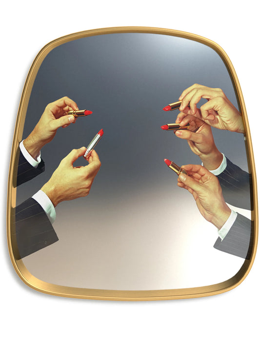 Lipsticks toiletpaper mirror