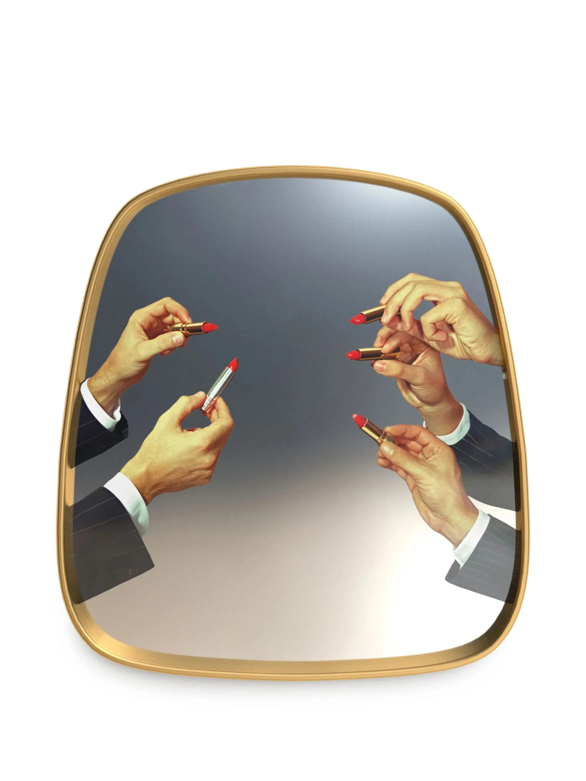 mirror gold frame lipsticks