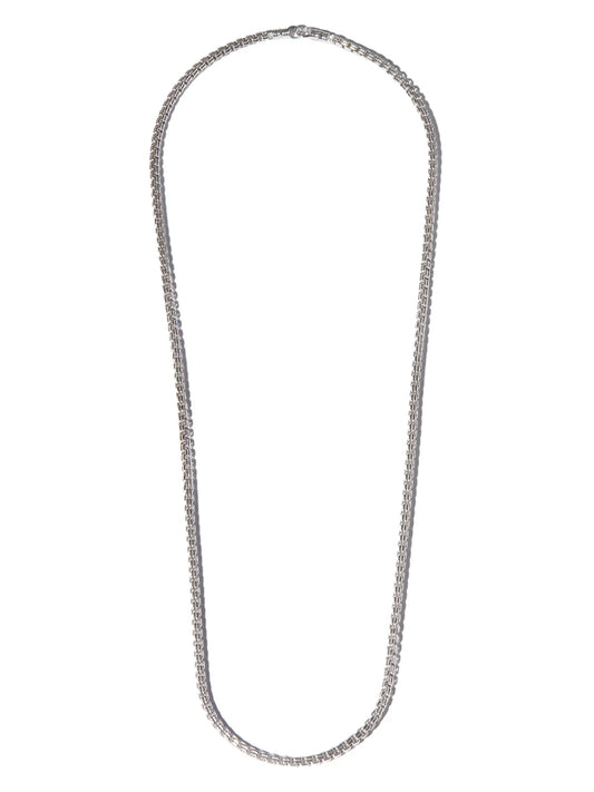 Venetian M double chain necklace