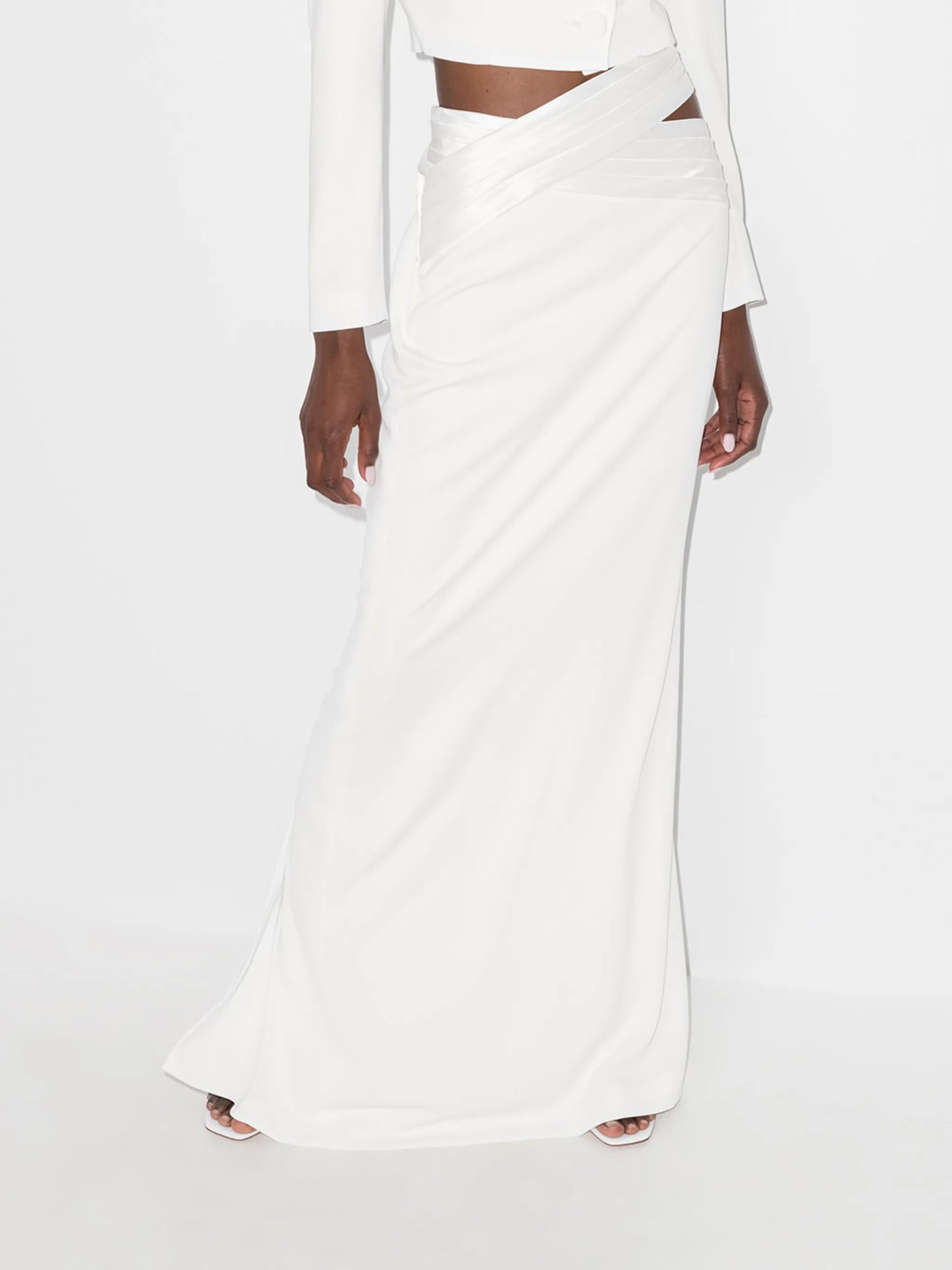 cut-out maxi skirt