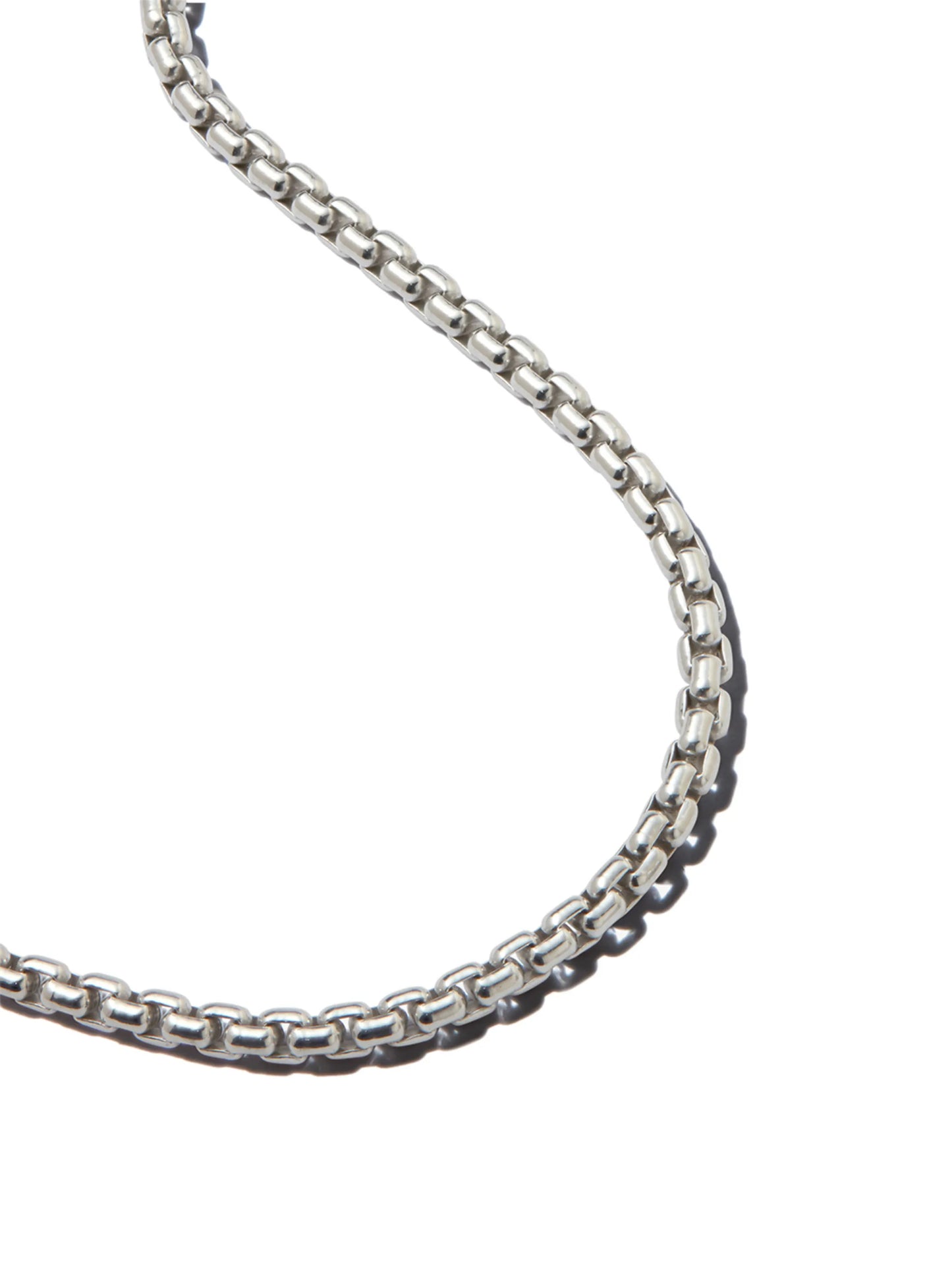 Venetian rhodium-plated sterling silver bracelet