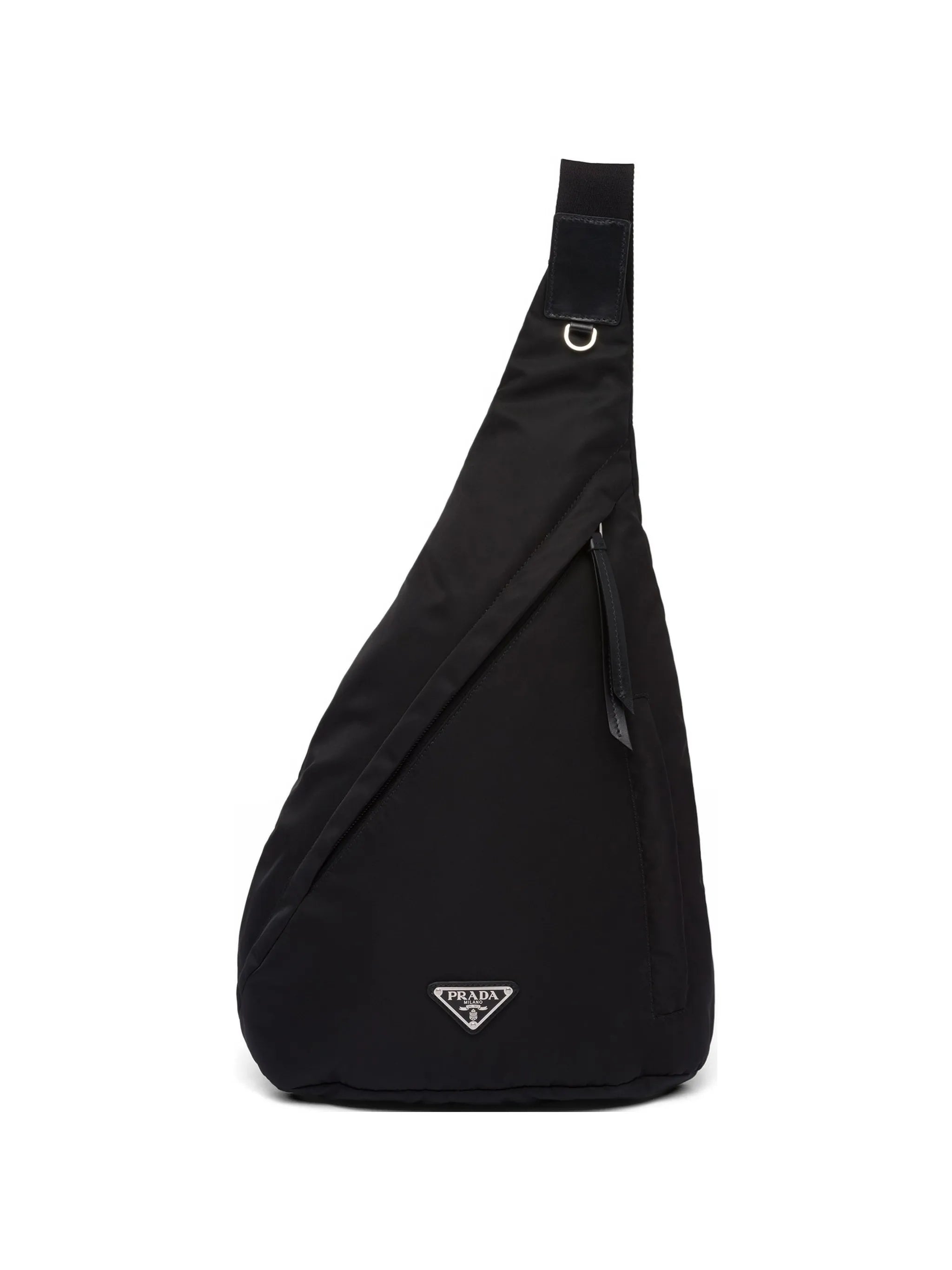 Re-Nylon logo-plaque backpack